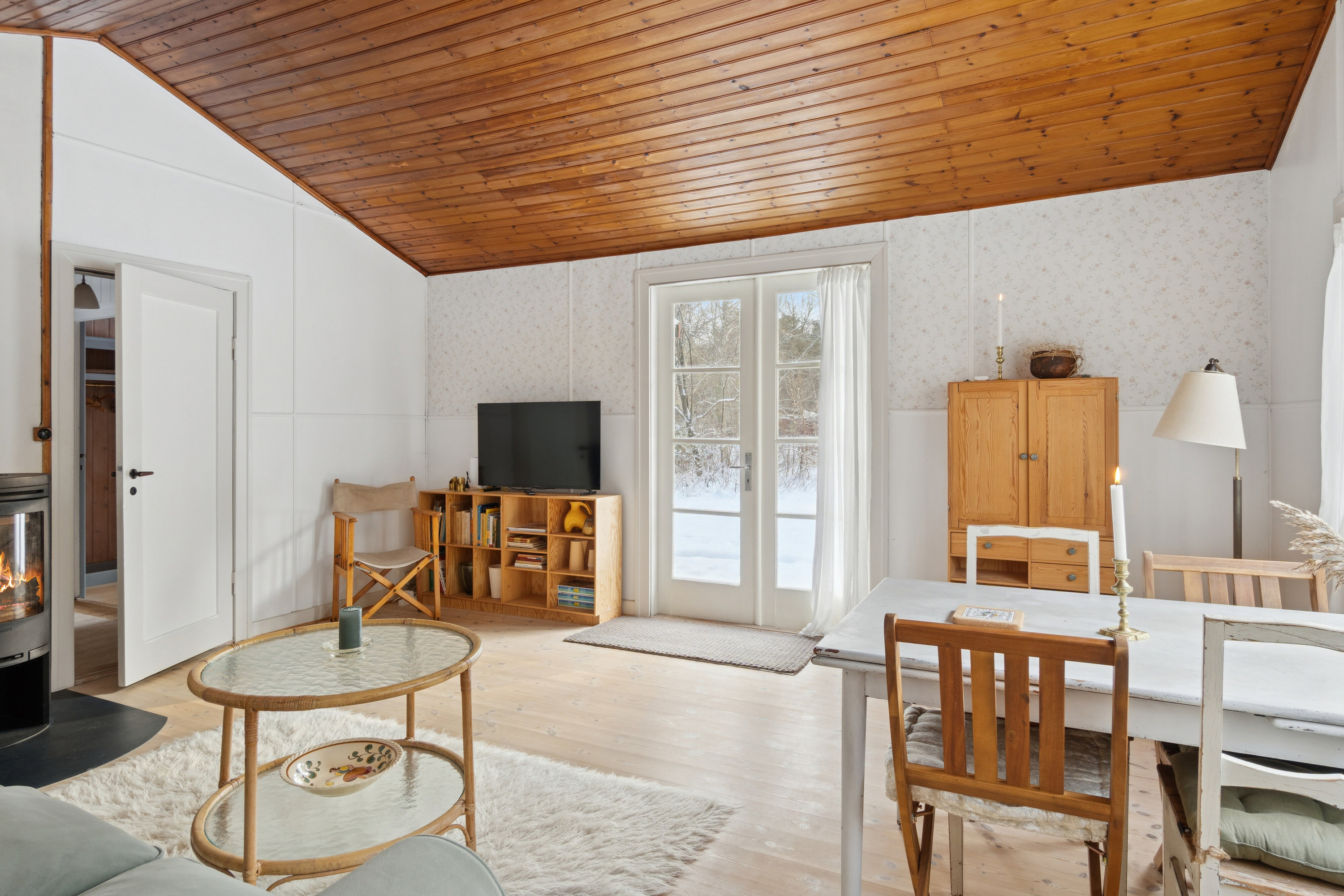 Fremhævet stue billede i fuldskærmstilstand. Billede af Mejsevænget 1, 4581 Rørvig