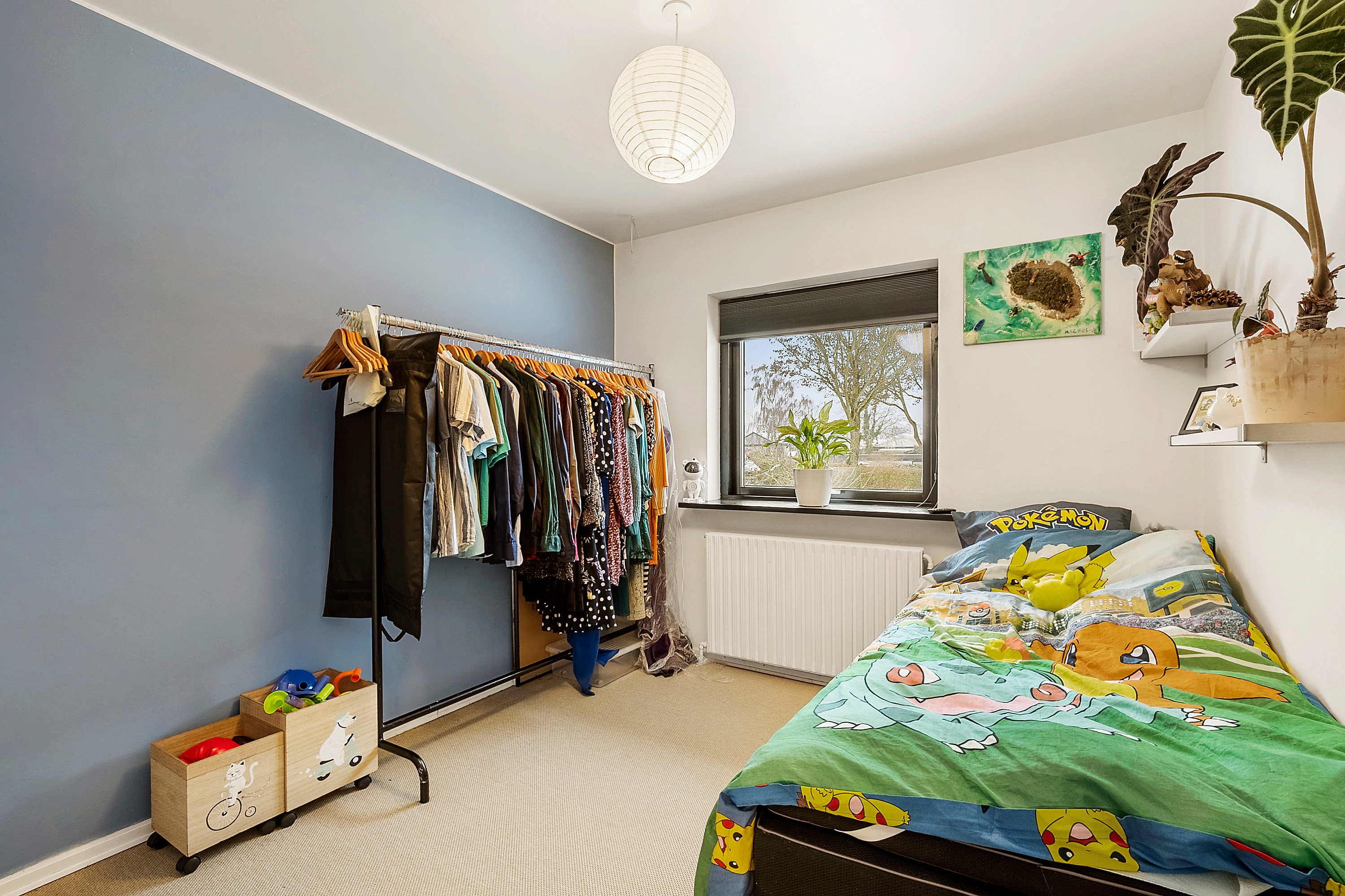 Fremhævet soveværelse billede i fuldskærmstilstand. Billede af Ølunden 17, 5330 Munkebo