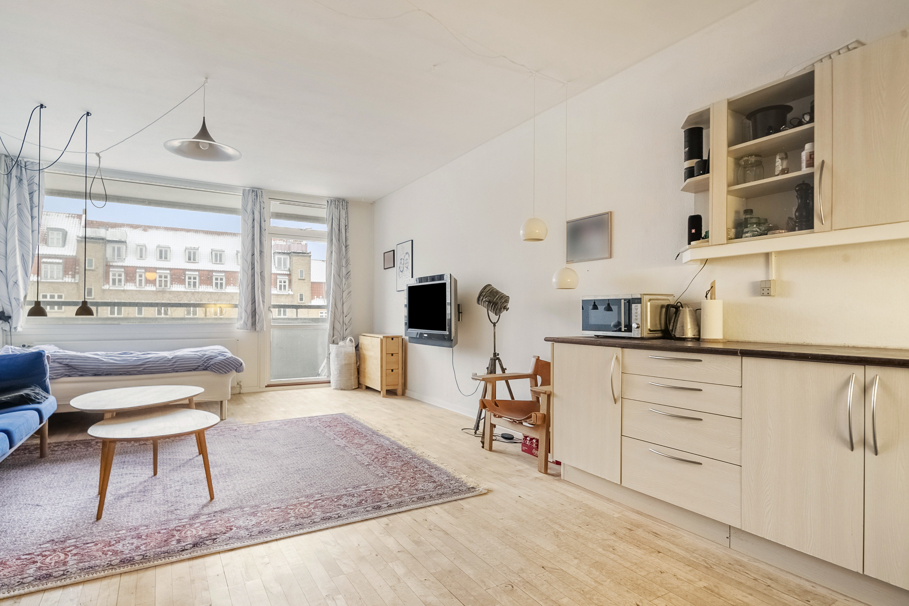 Fremhævet køkken billede i fuldskærmstilstand. Billede af Edouard Suensons Gade 4, 3. b., Trøjborg , 8200 Aarhus N