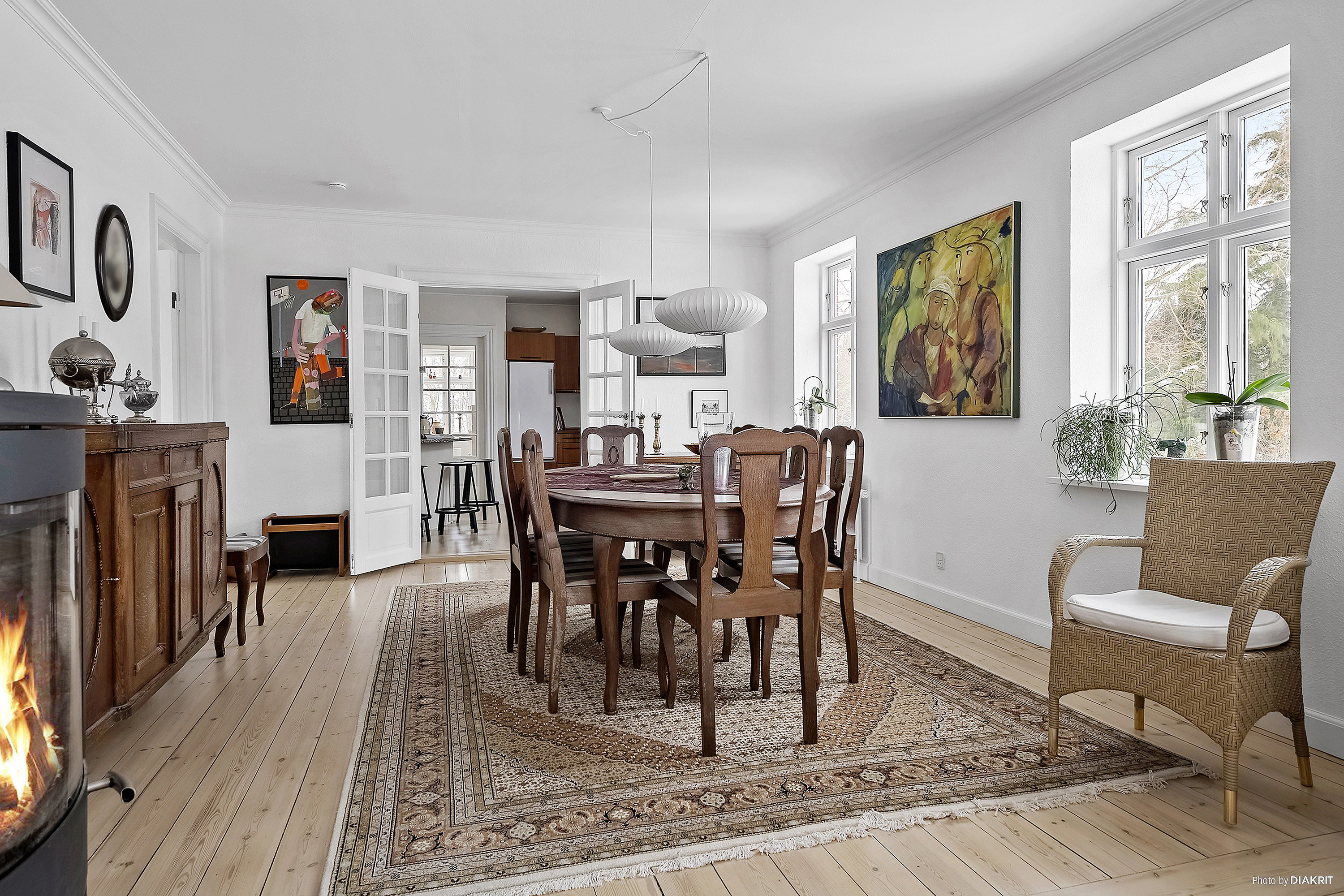 Fremhævet spisestue billede i fuldskærmstilstand. Billede af Blichersvej 25, Over Randlev, 8300 Odder