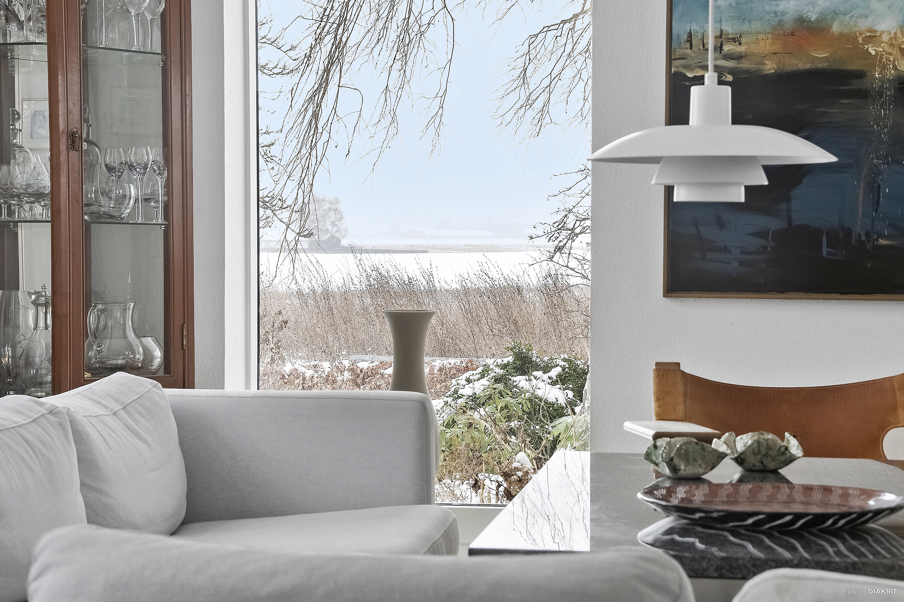 Fremhævet stue billede i fuldskærmstilstand. Billede af Blichersvej 25, Over Randlev, 8300 Odder