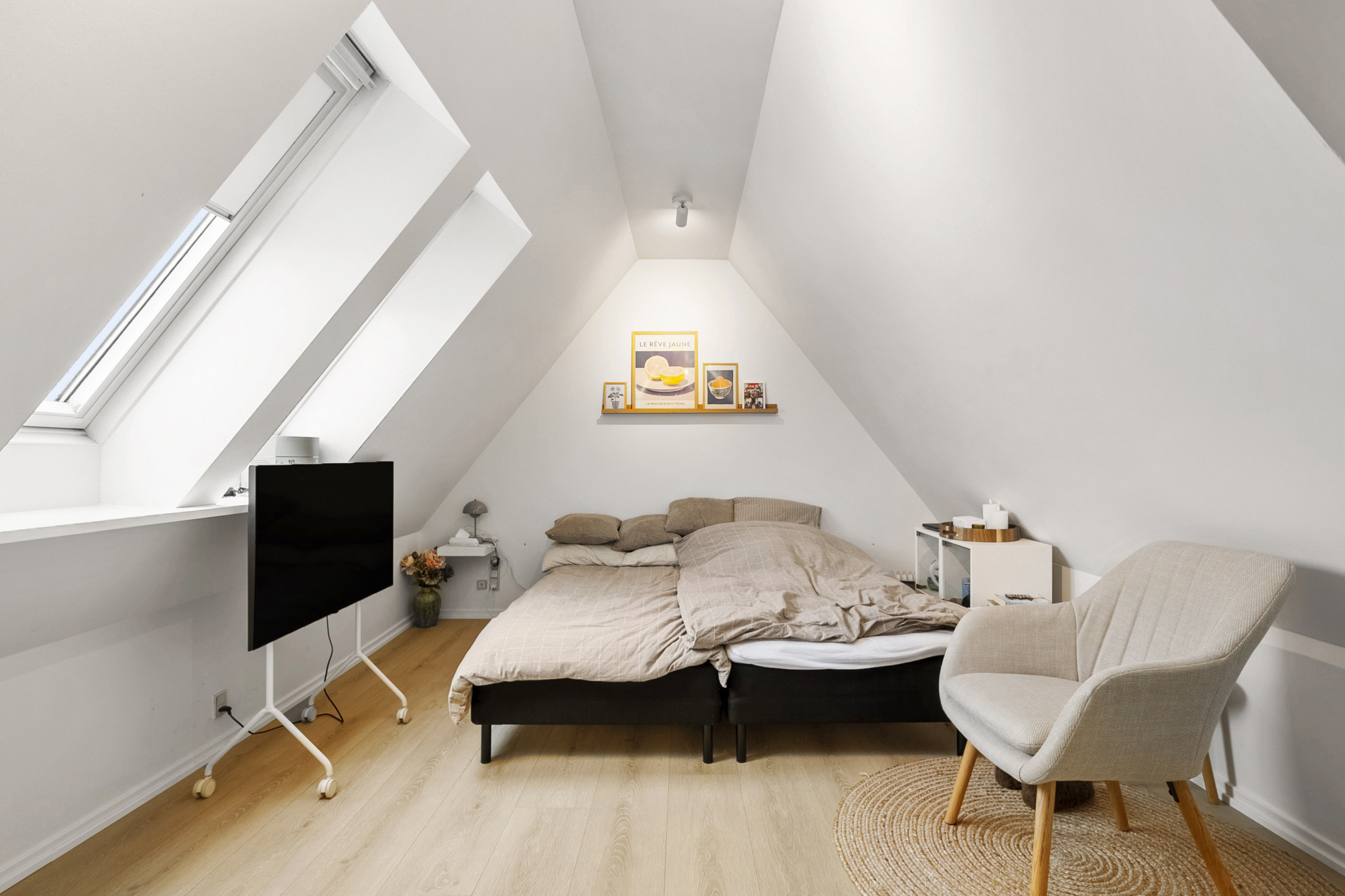 Fremhævet soveværelse billede i fuldskærmstilstand. Billede af Helsingborggade 27, 5000 Odense C