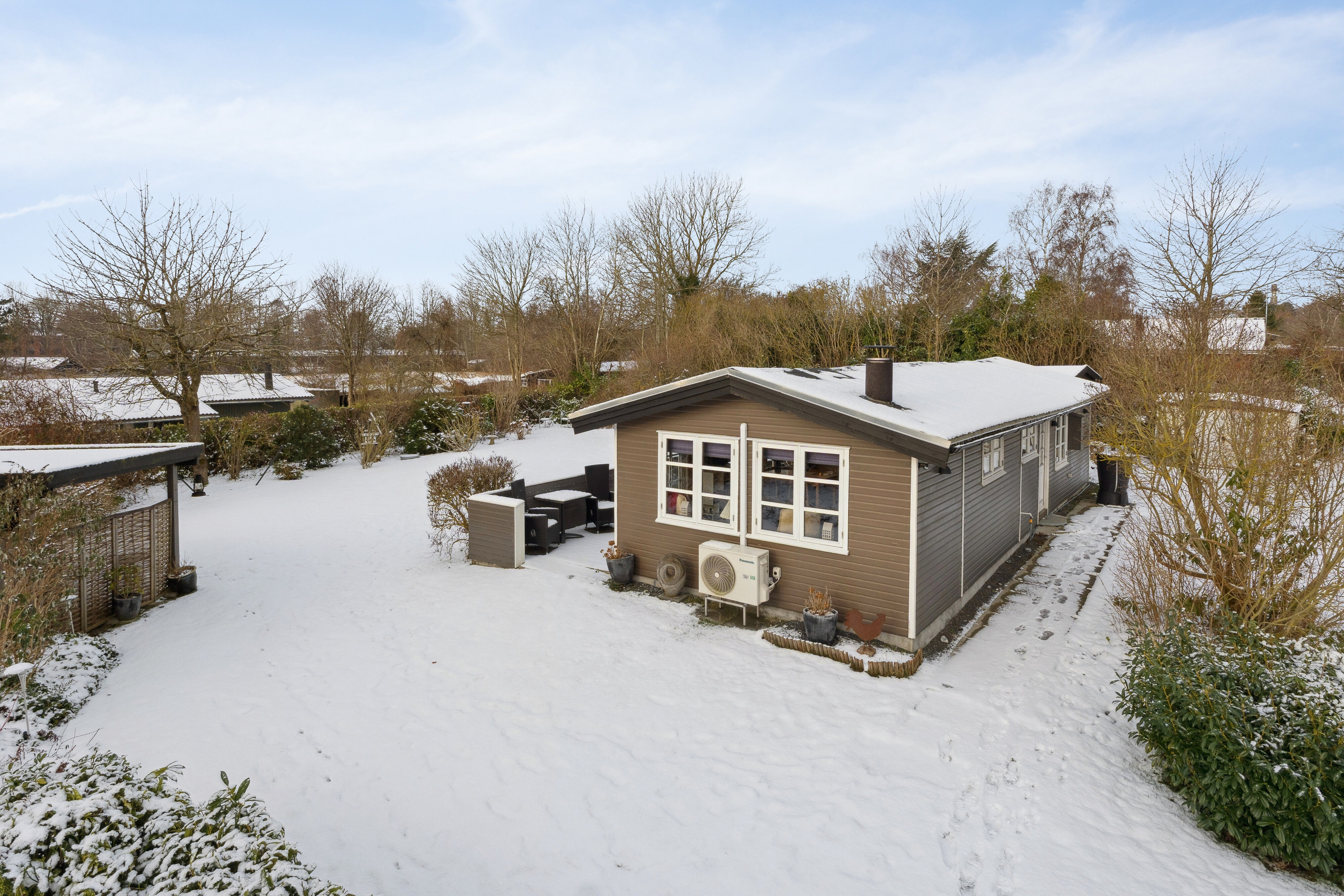 Fremhævet luftfoto billede i fuldskærmstilstand. Billede af Møllebakken 30, 4793 Bogø By