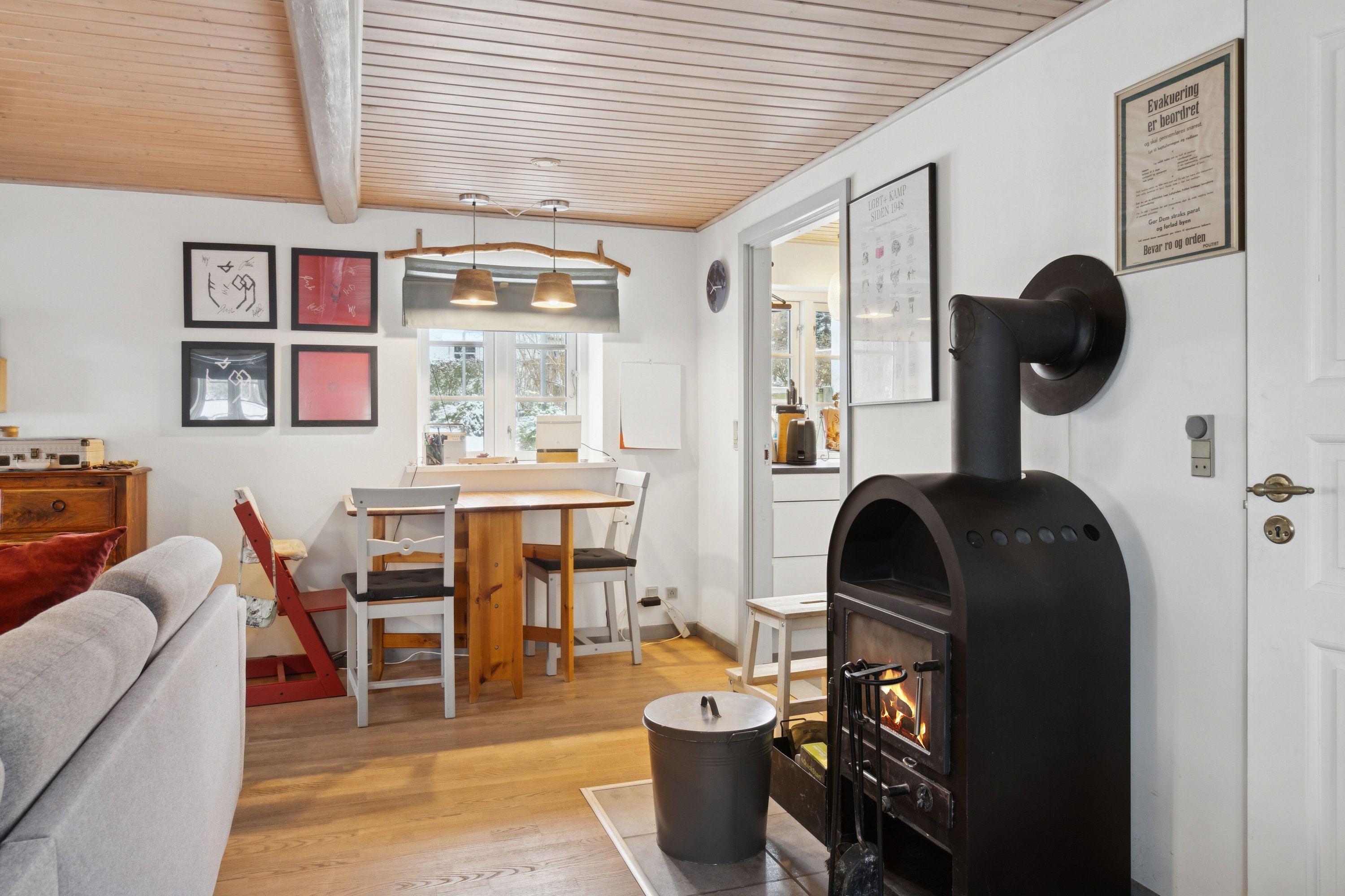 Fremhævet stue billede i fuldskærmstilstand. Billede af Nederlandsvej 12, Gelsted, 4160 Herlufmagle