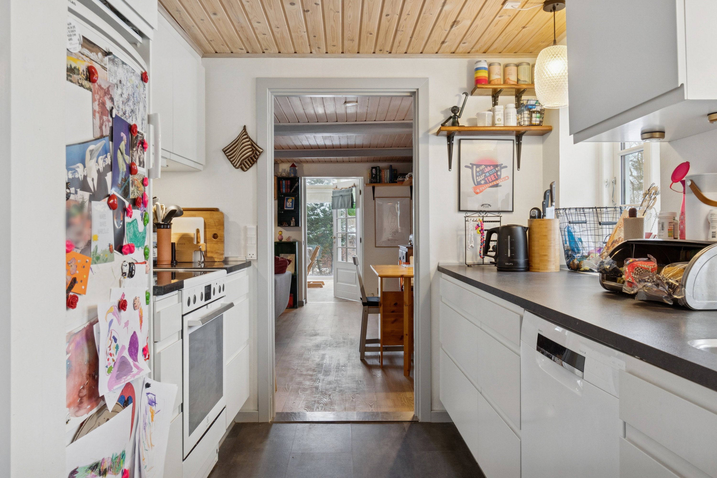 Fremhævet køkken billede i fuldskærmstilstand. Billede af Nederlandsvej 12, Gelsted, 4160 Herlufmagle