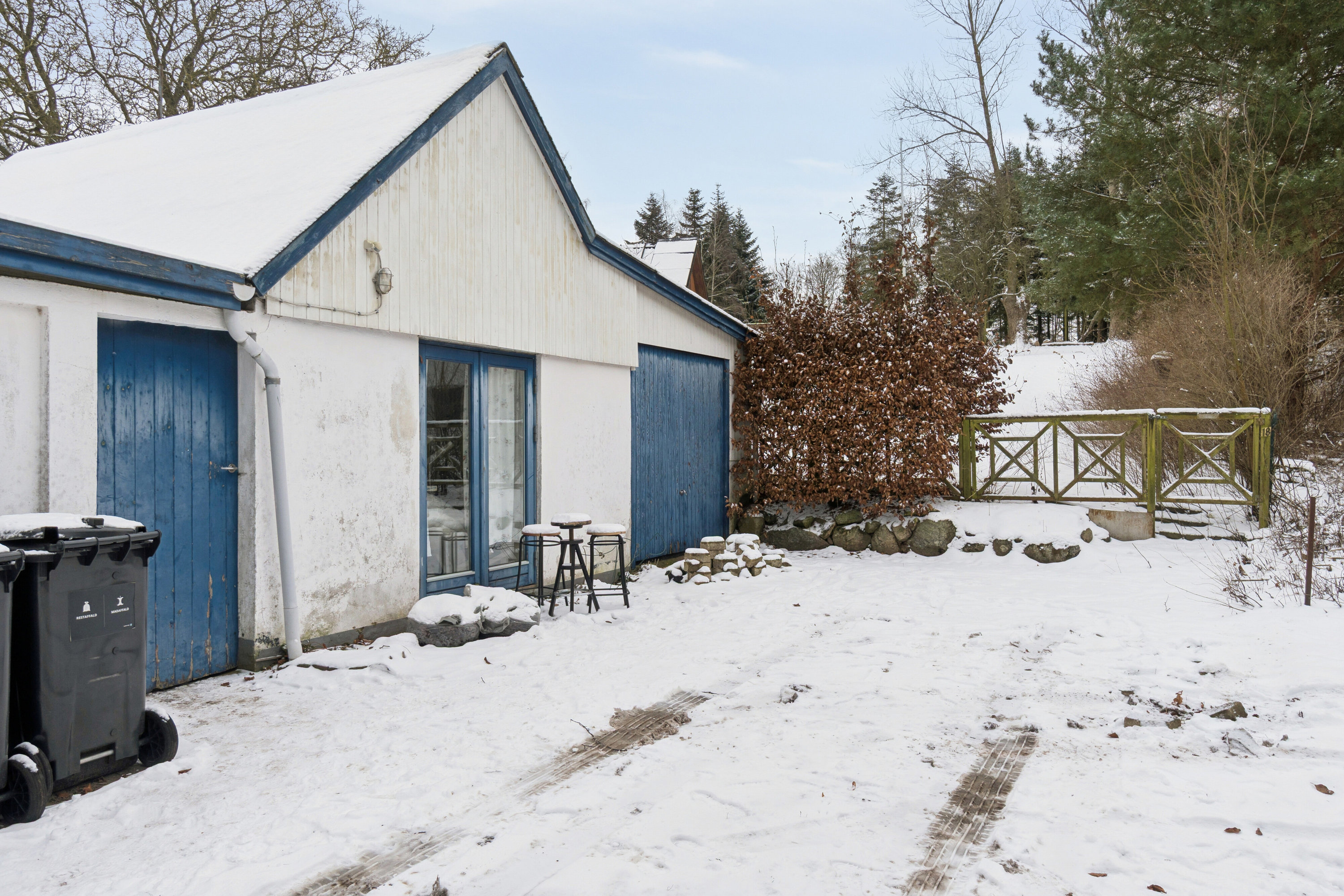 Fremhævet garage billede i fuldskærmstilstand. Billede af Nederlandsvej 12, Gelsted, 4160 Herlufmagle