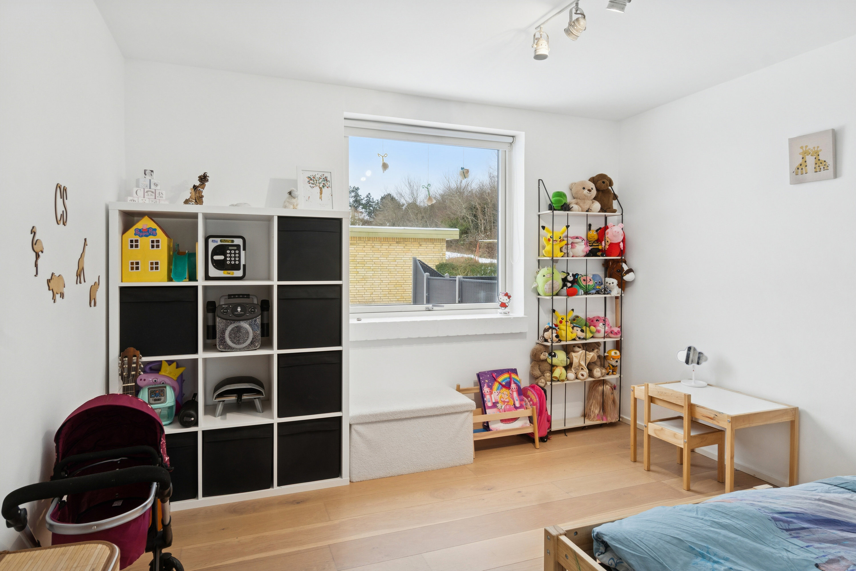 Fremhævet børneværelse billede i fuldskærmstilstand. Billede af Rævebakken 17, 4400 Kalundborg
