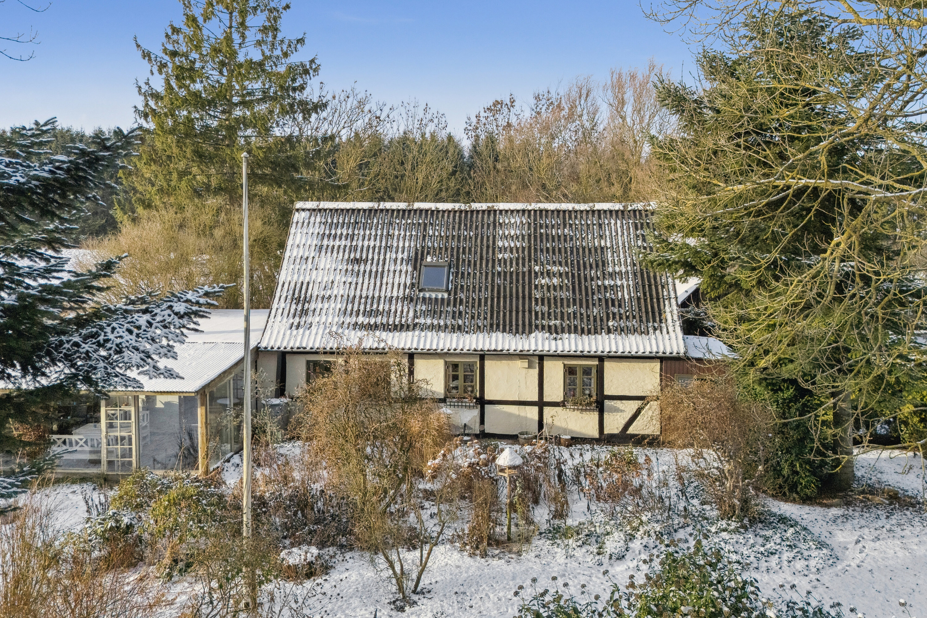 Fremhævet luftfoto billede i fuldskærmstilstand. Billede af Terslev Overdrevsvej 8, 4690 Haslev