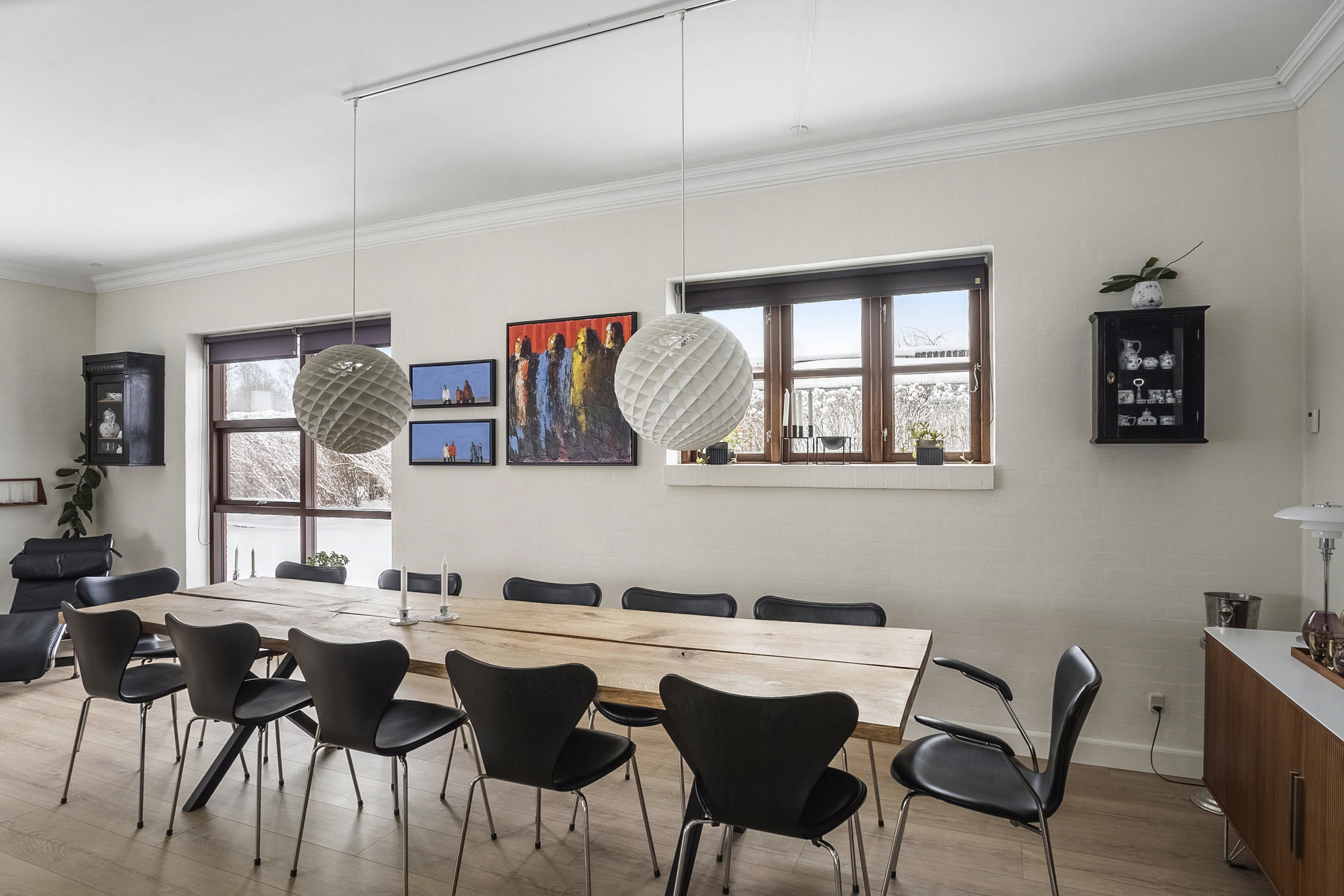 Fremhævet spisestue billede i fuldskærmstilstand. Billede af Tværvej 4, 8783 Hornsyld