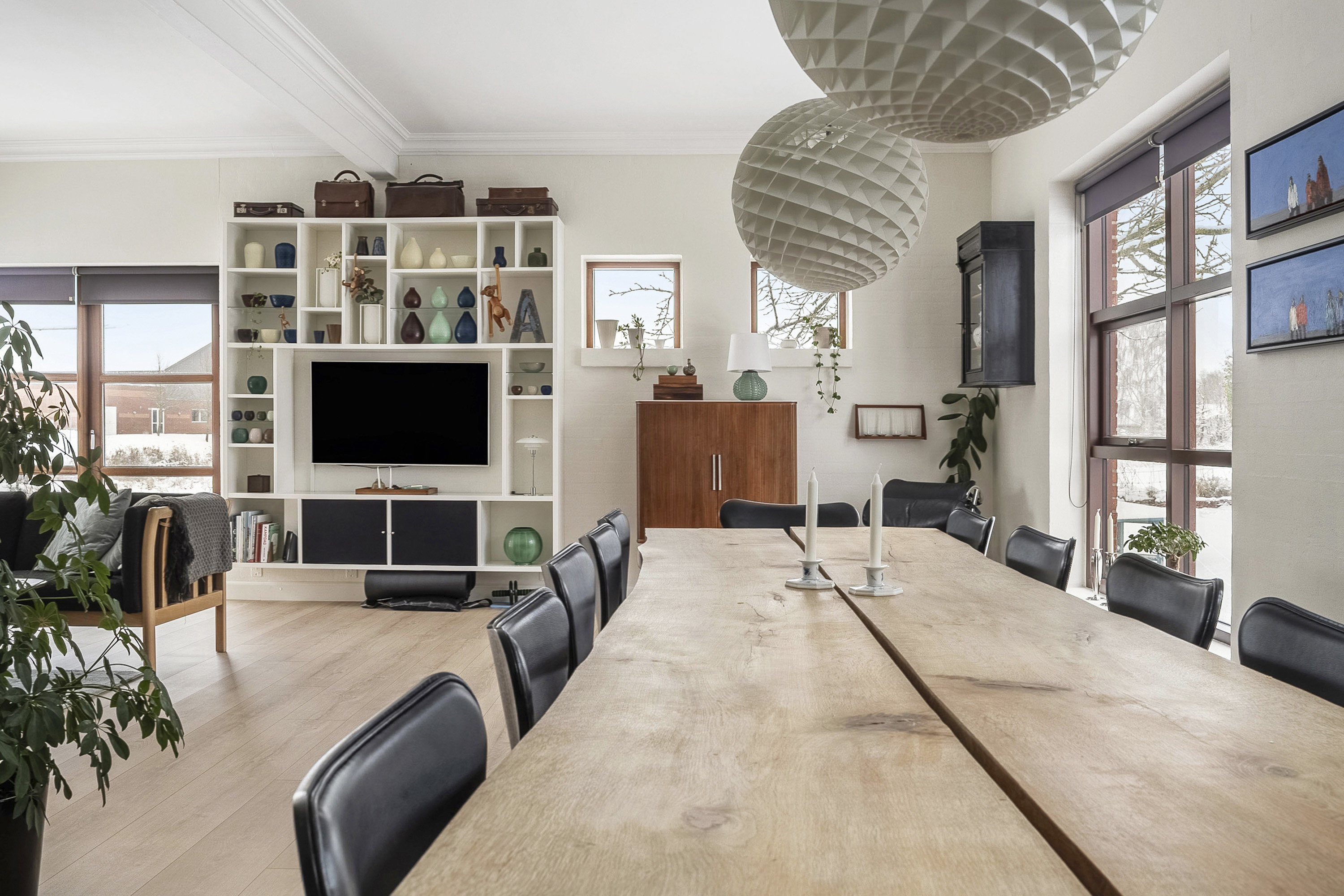 Fremhævet spisestue billede i fuldskærmstilstand. Billede af Tværvej 4, 8783 Hornsyld