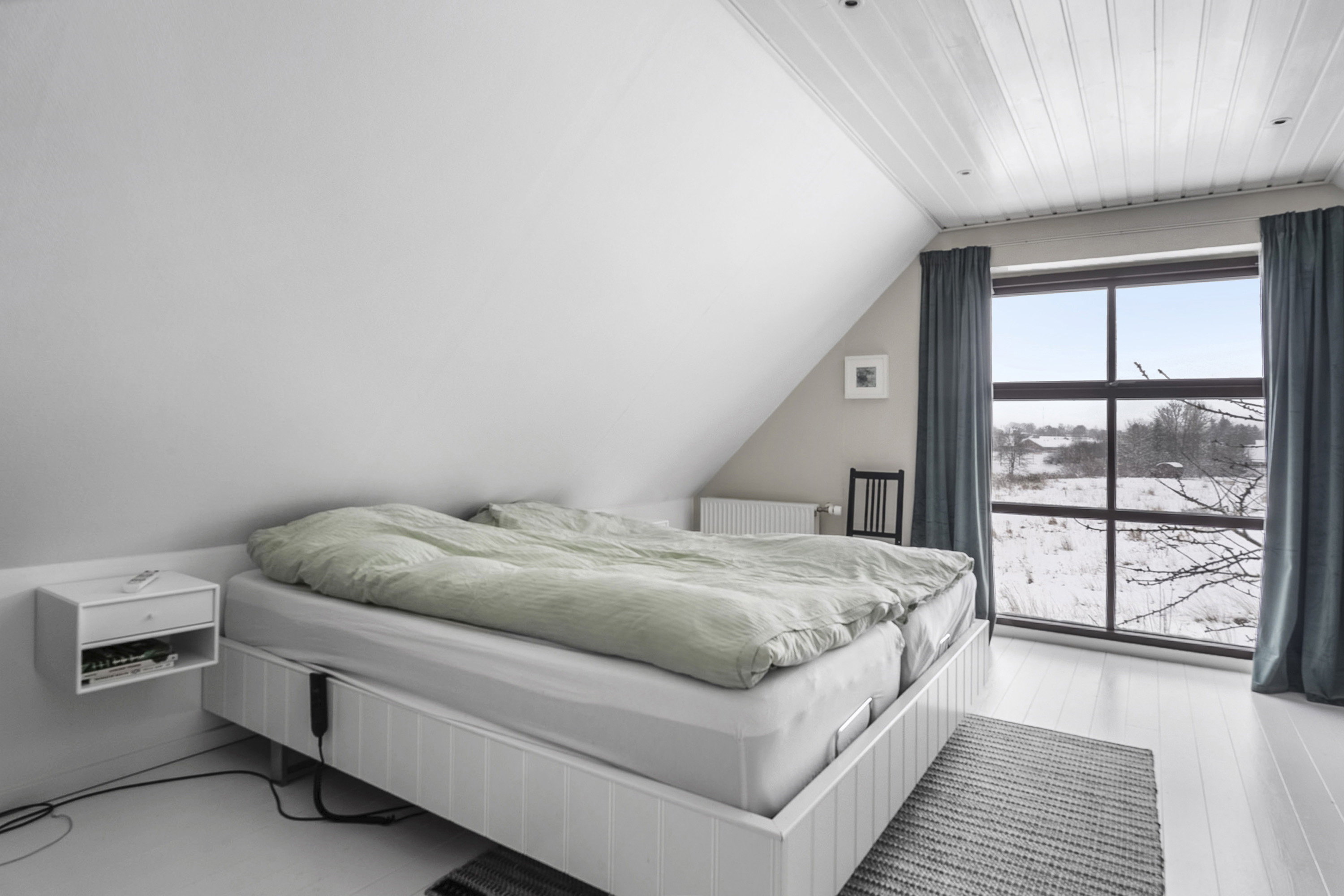 Fremhævet soveværelse billede i fuldskærmstilstand. Billede af Tværvej 4, 8783 Hornsyld