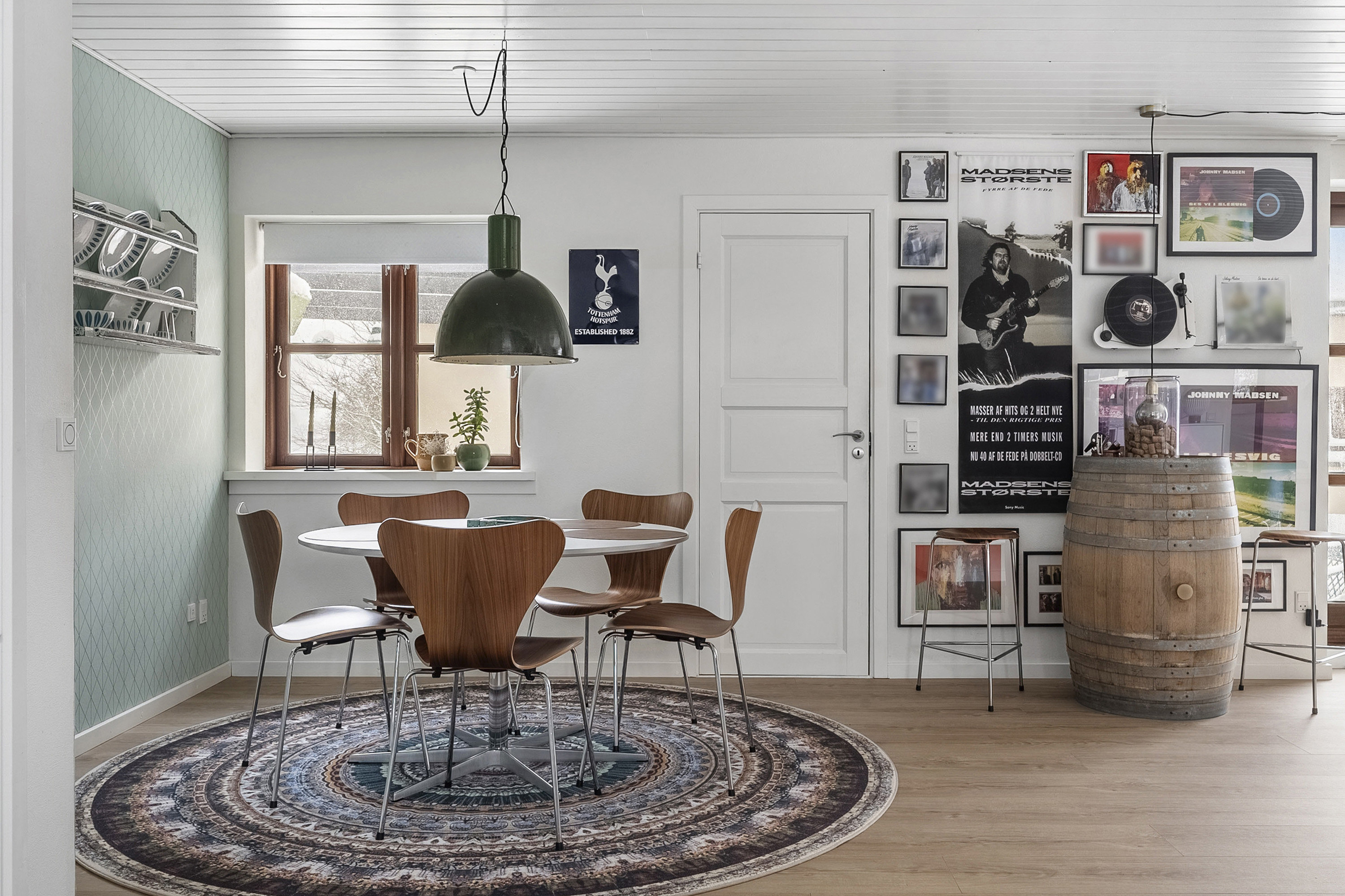 Fremhævet spisestue billede i fuldskærmstilstand. Billede af Tværvej 4, 8783 Hornsyld