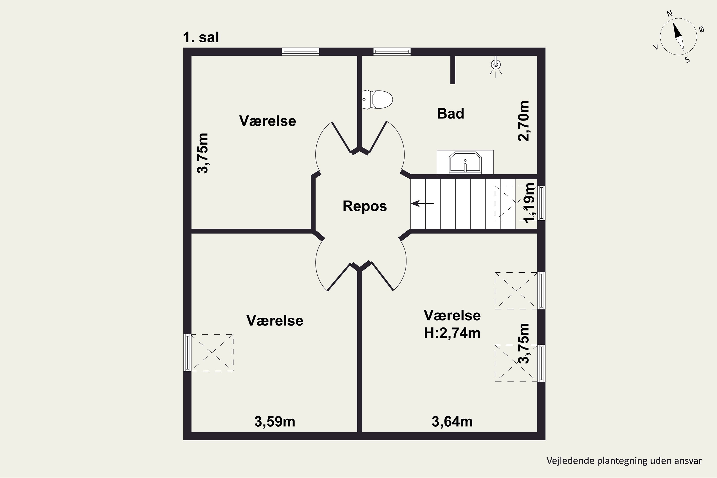 Plantegninger billede af Mælkevejen 7, 8541 Skødstrup