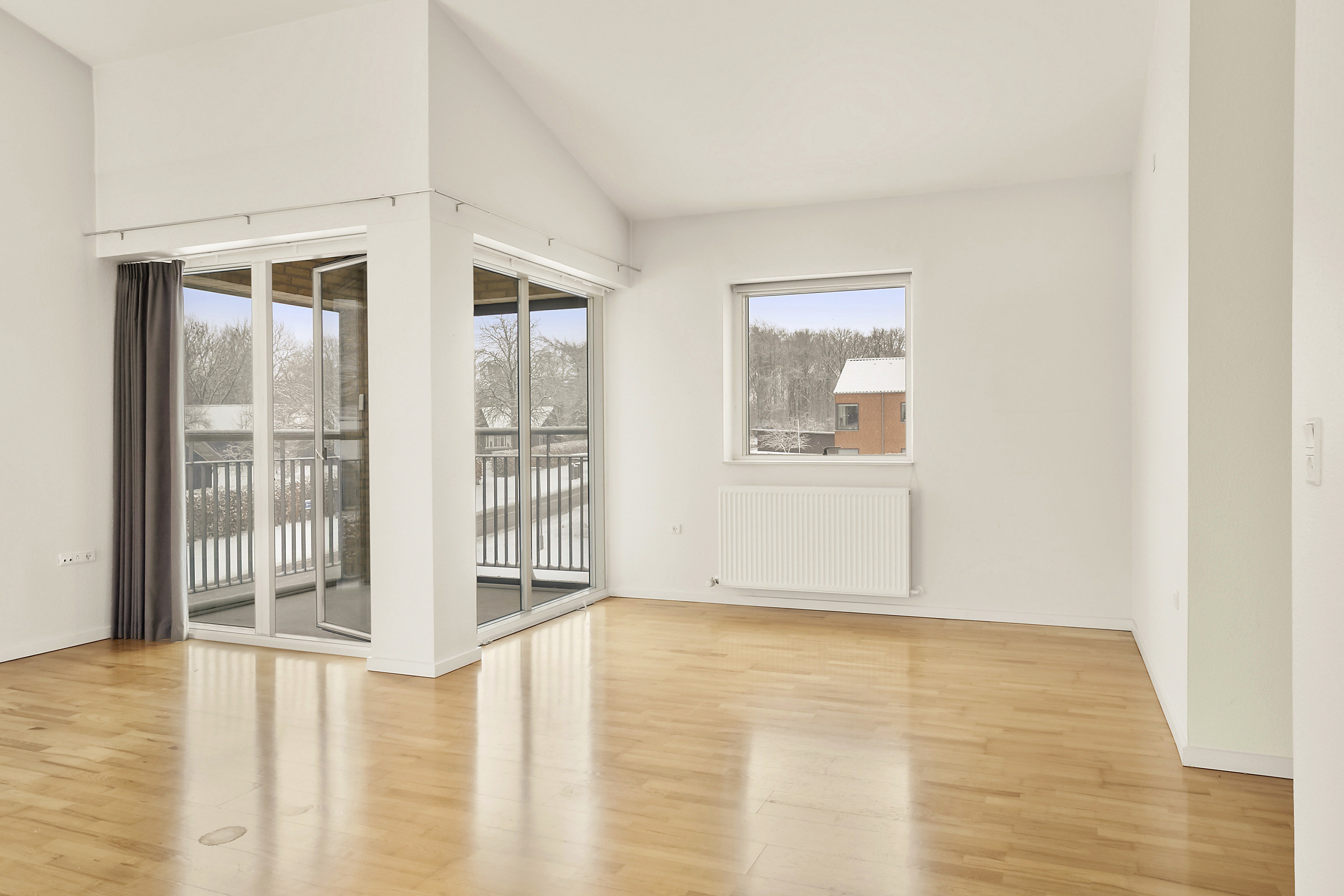 Fremhævet stue billede i fuldskærmstilstand. Billede af Ludvig Schrøders Vej 2E, 1., 6600 Vejen