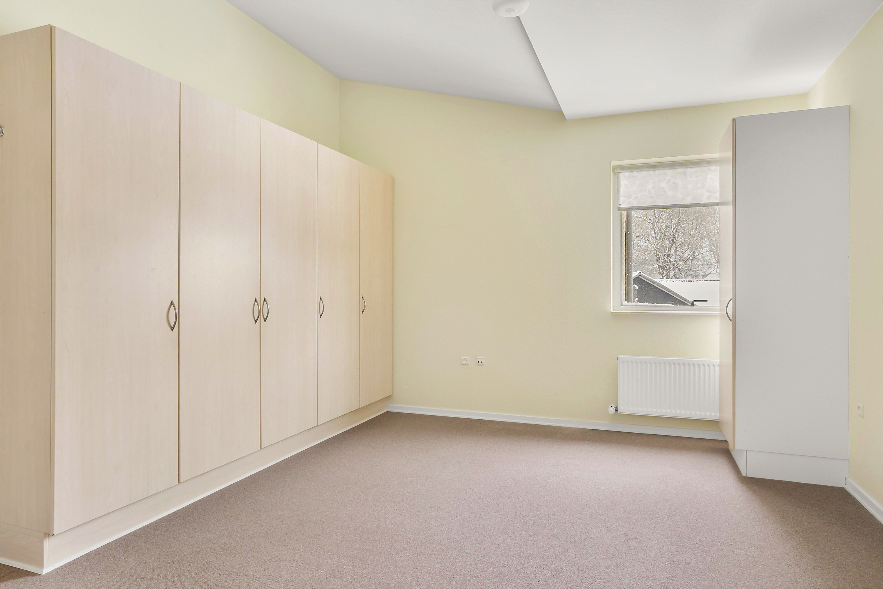 Fremhævet soveværelse billede i fuldskærmstilstand. Billede af Ludvig Schrøders Vej 2E, 1., 6600 Vejen