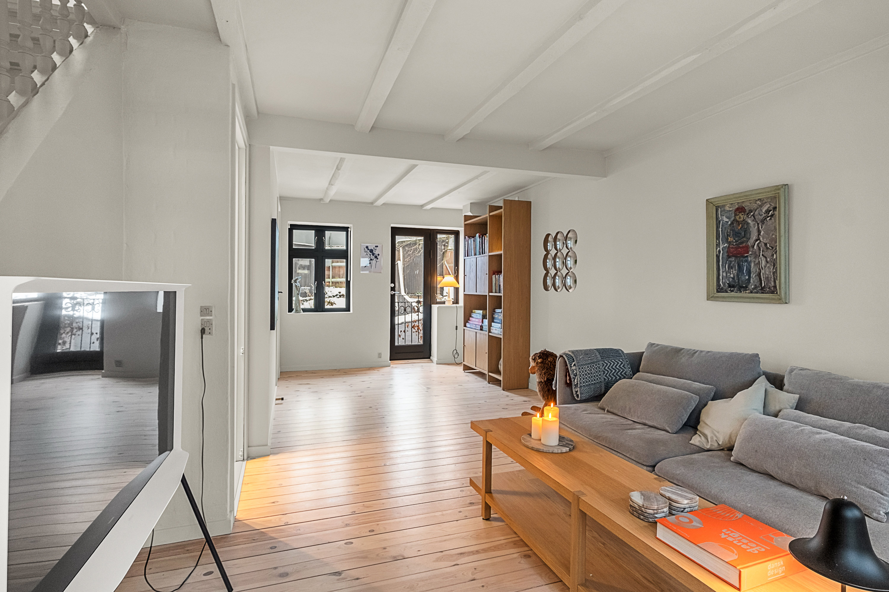 Fremhævet stue billede i fuldskærmstilstand. Billede af Fiskergade 86, 8000 Aarhus C