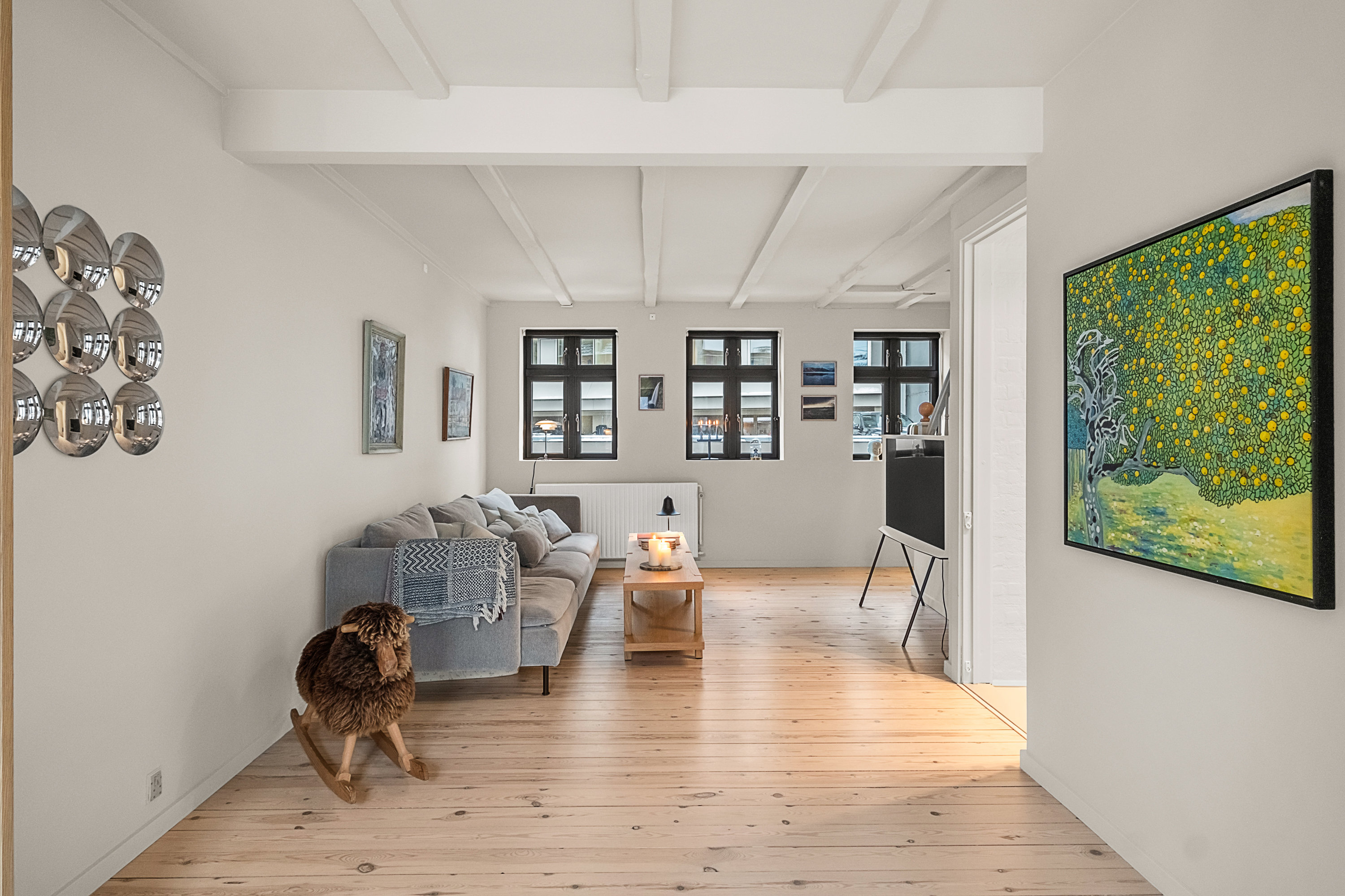 Fremhævet stue billede i fuldskærmstilstand. Billede af Fiskergade 86, 8000 Aarhus C