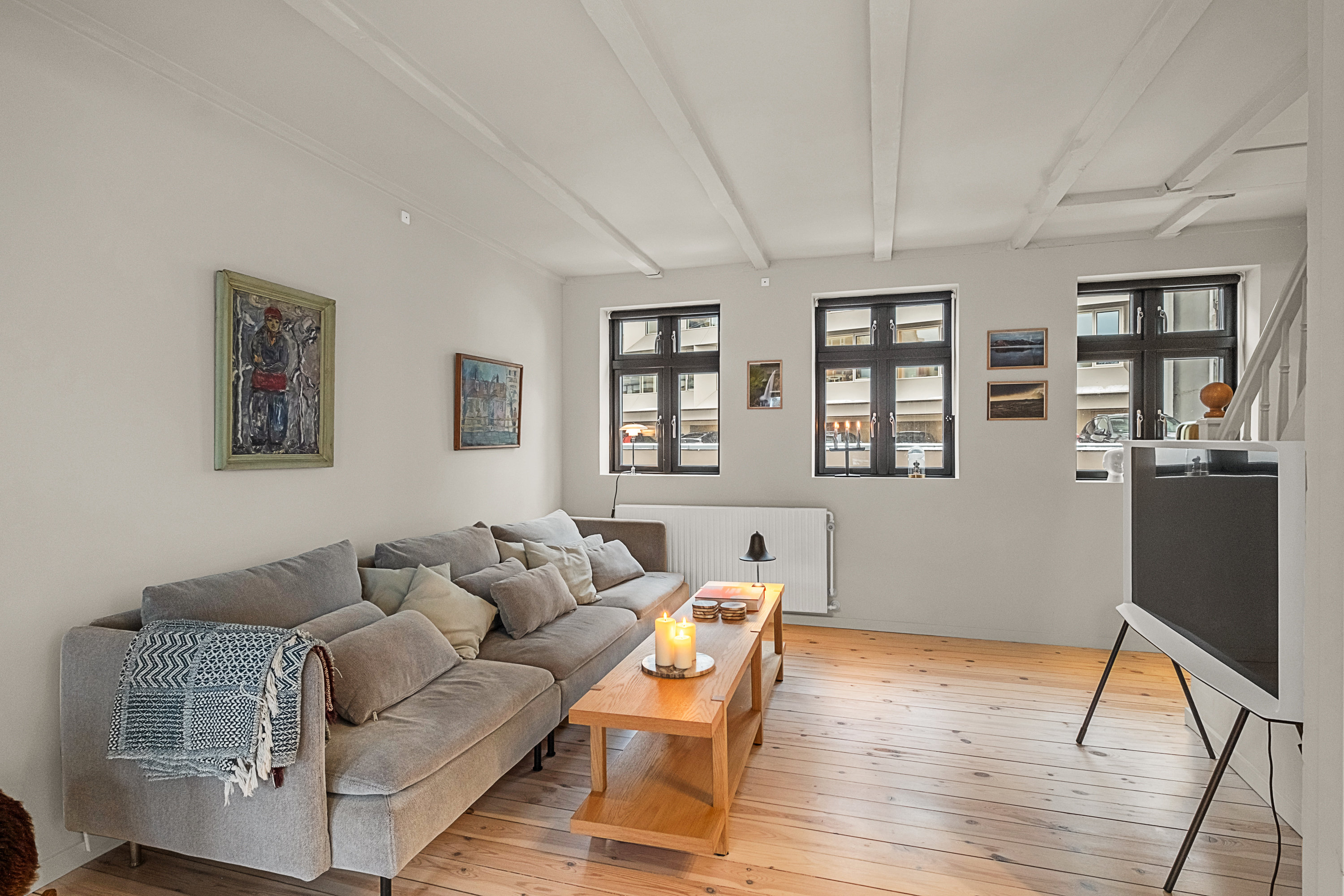 Fremhævet stue billede i fuldskærmstilstand. Billede af Fiskergade 86, 8000 Aarhus C