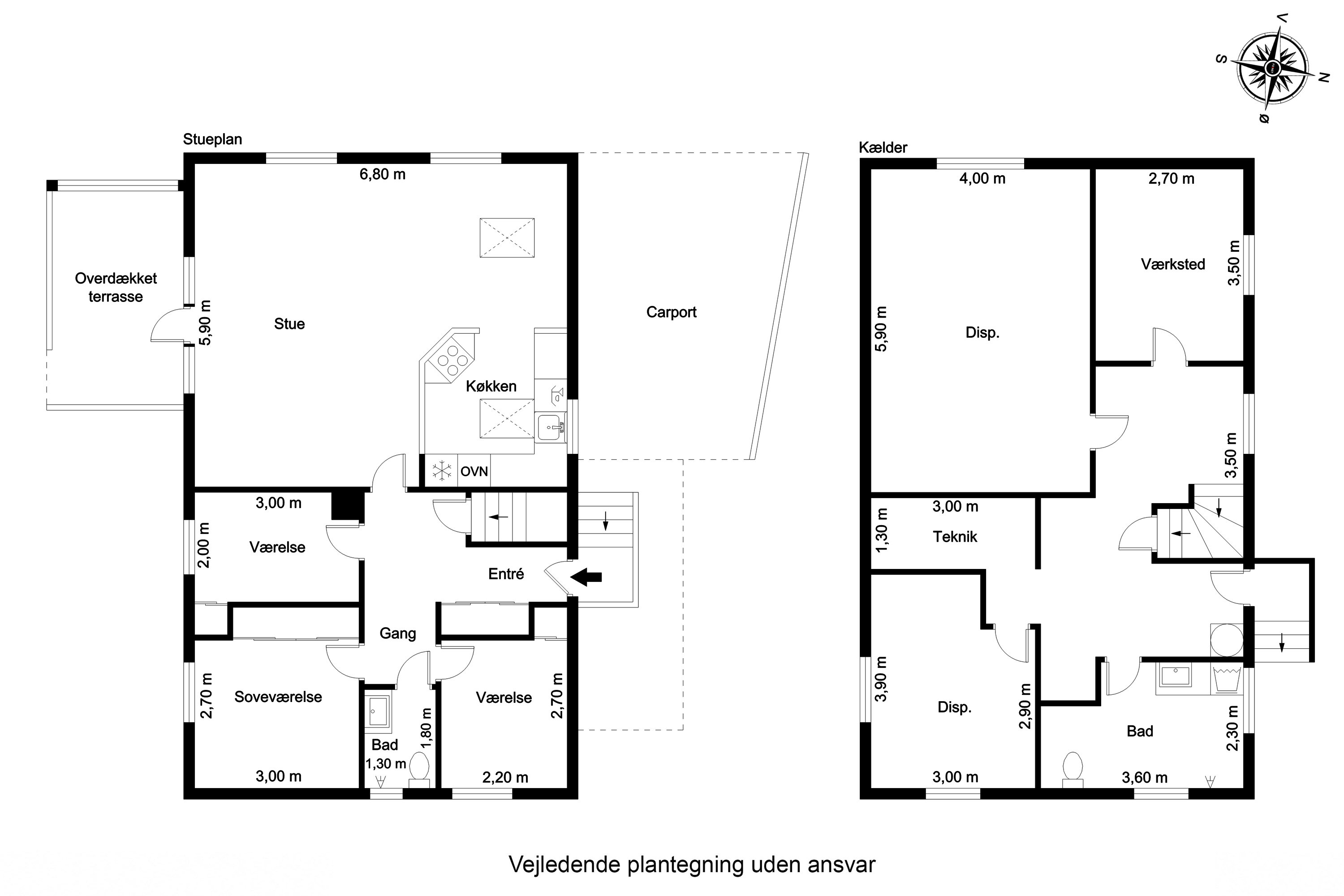 Plantegninger billede af Peder Gydes Vej 25, 6700 Esbjerg