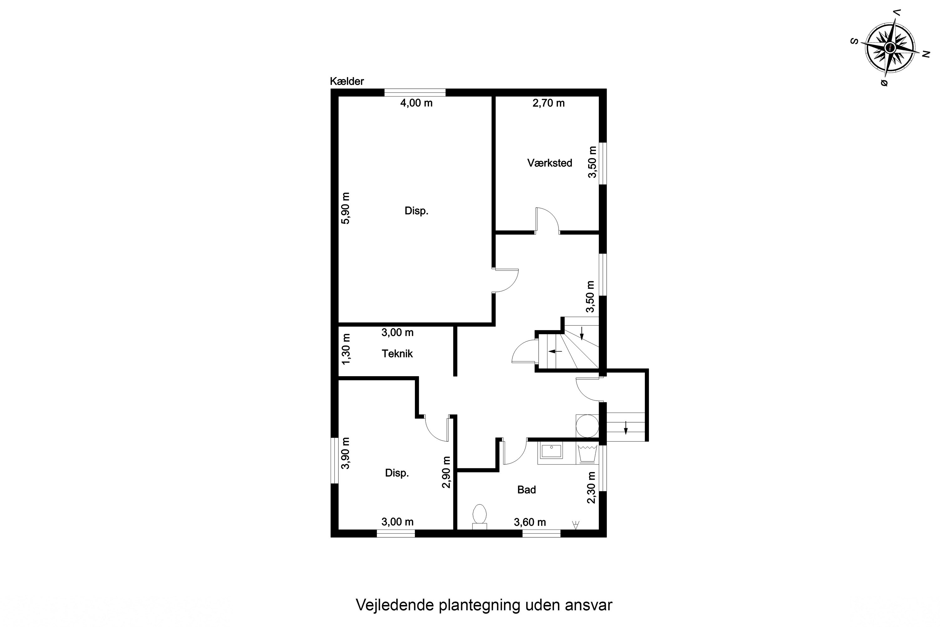 Plantegninger billede af Peder Gydes Vej 25, 6700 Esbjerg
