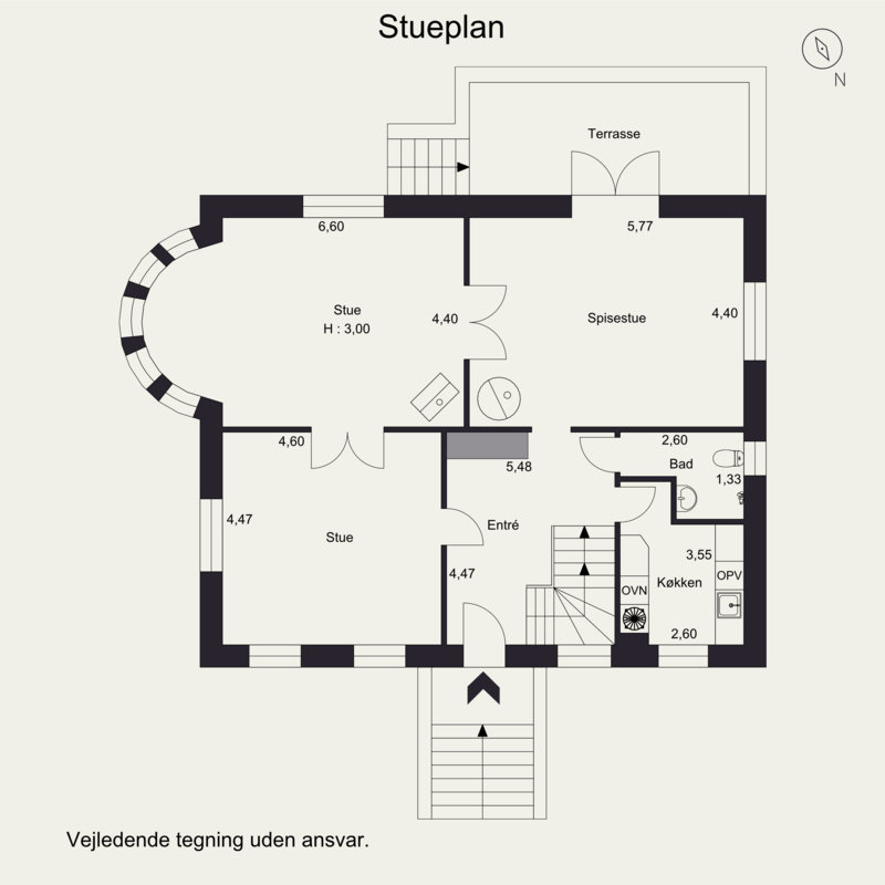 Plantegninger billede af Jyllandsgade 28, 8700 Horsens