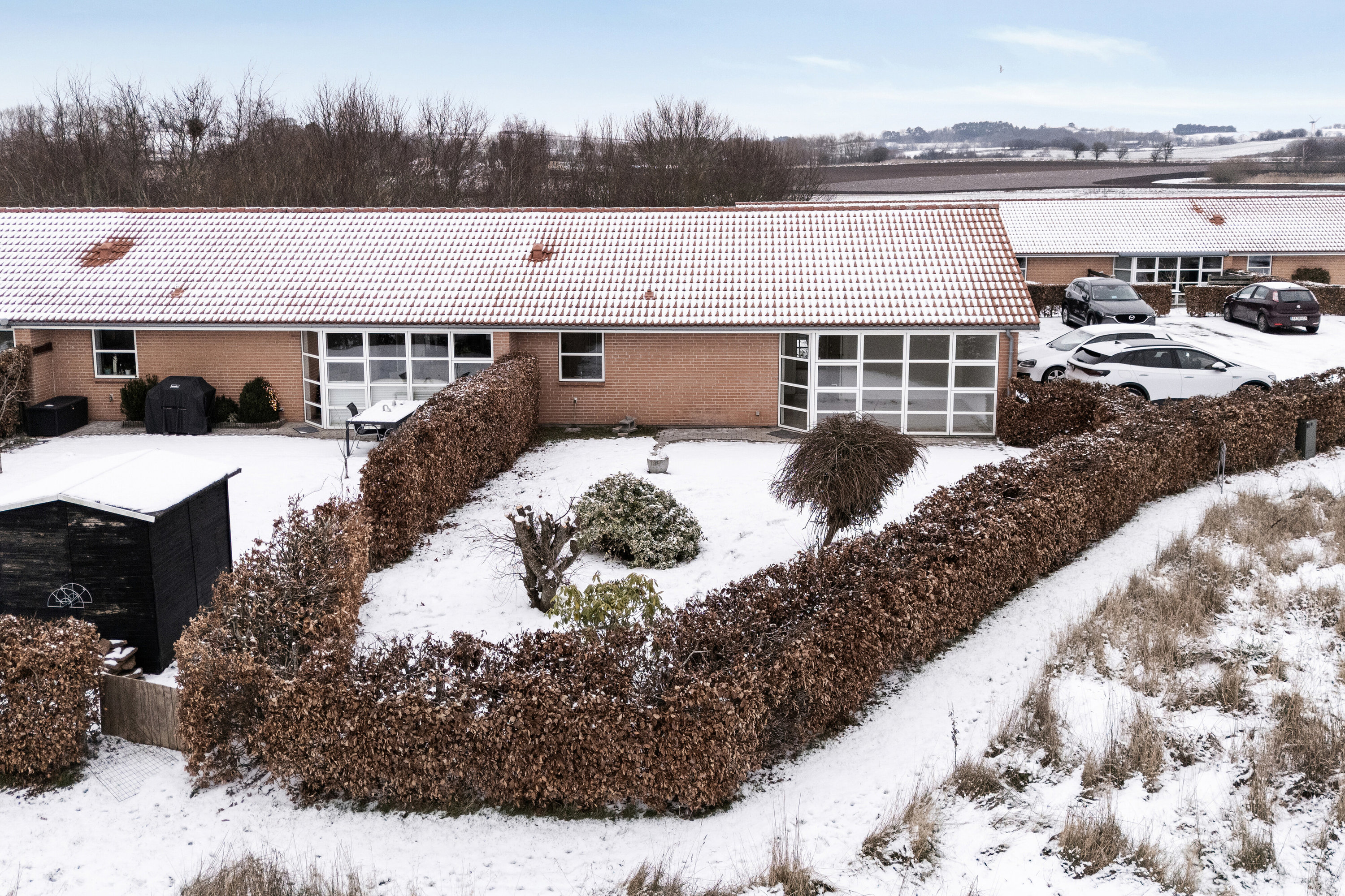 Rækkehus: Udsigt fra toppen på Blomstervænget 86, 4550 Asnæs