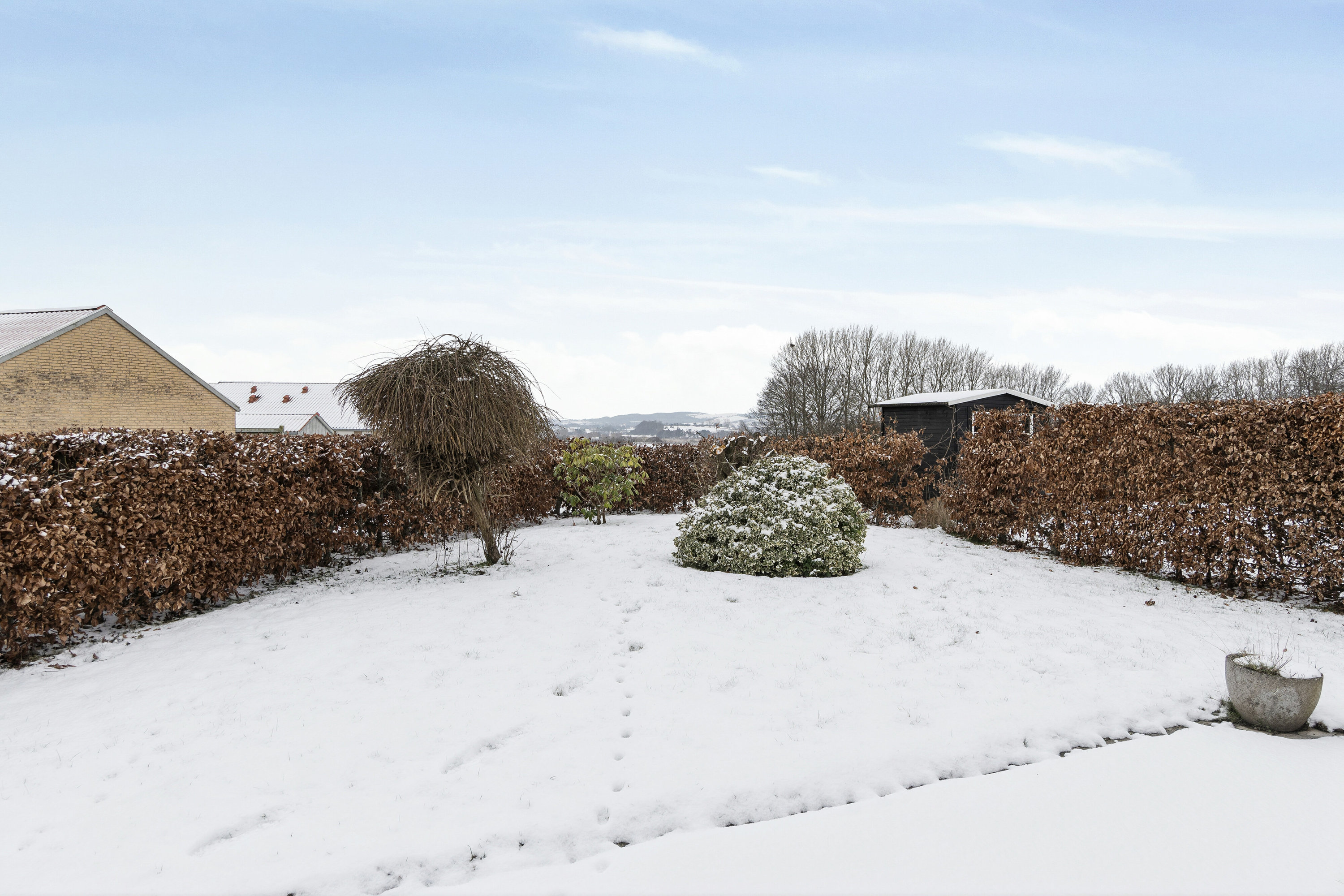 Fremhævet udendørs billede i fuldskærmstilstand. Billede af Blomstervænget 86, 4550 Asnæs