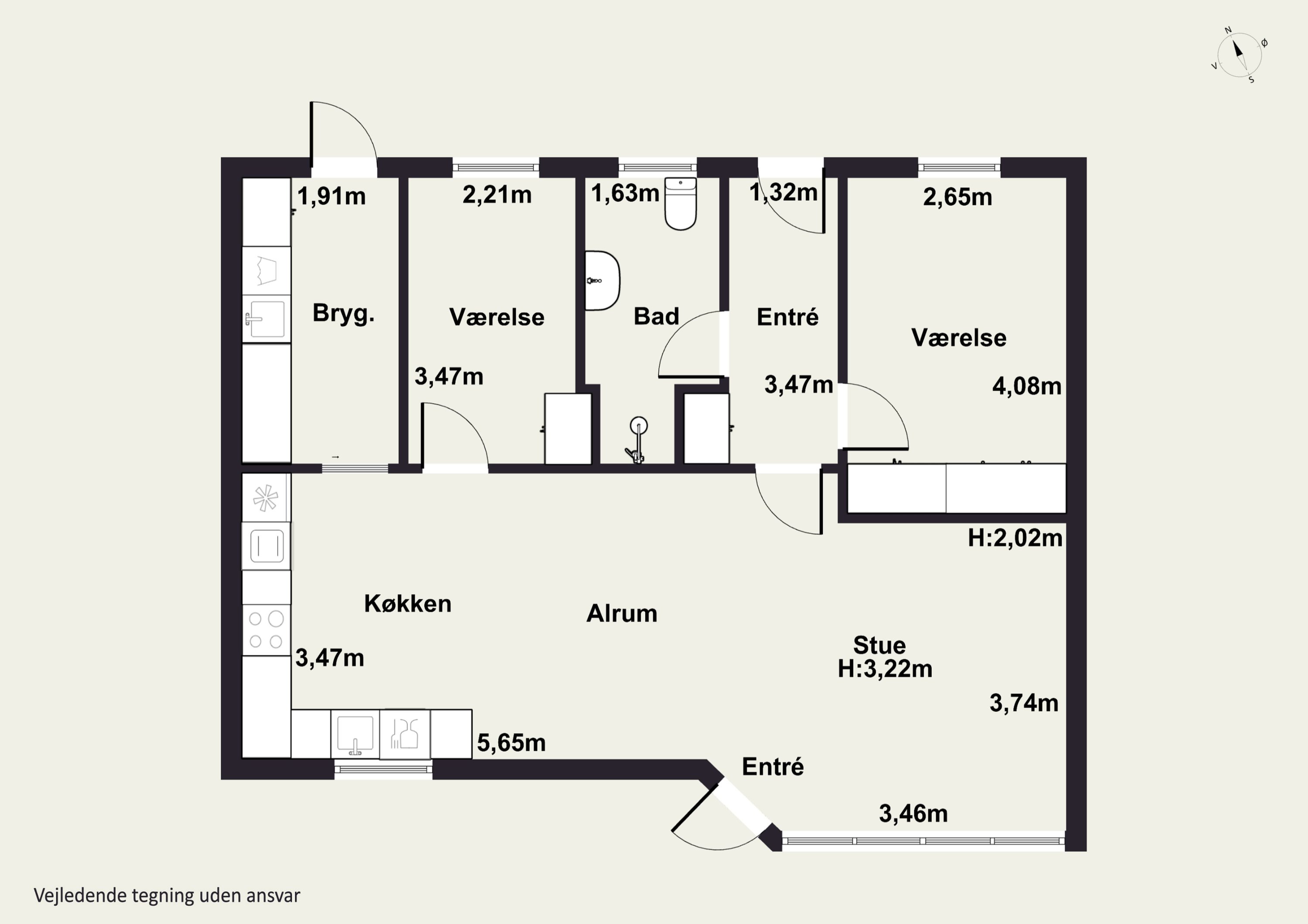 Plantegninger billede af Blomstervænget 86, 4550 Asnæs