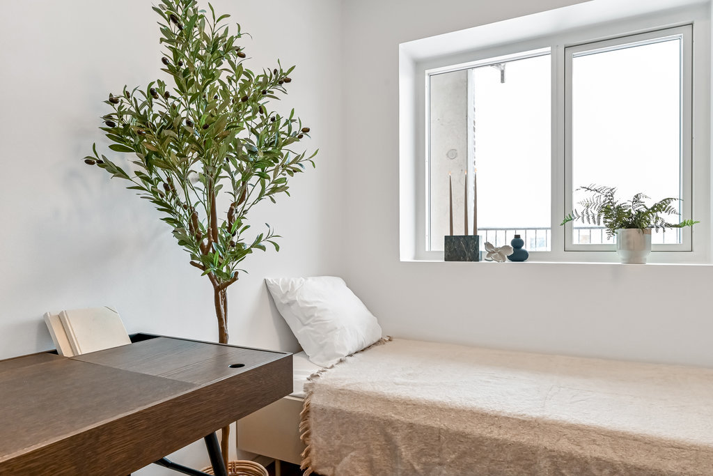 Fremhævet  billede i fuldskærmstilstand. Billede af Kløverparken 2, 1. F., Snejbjerg, 7400 Herning