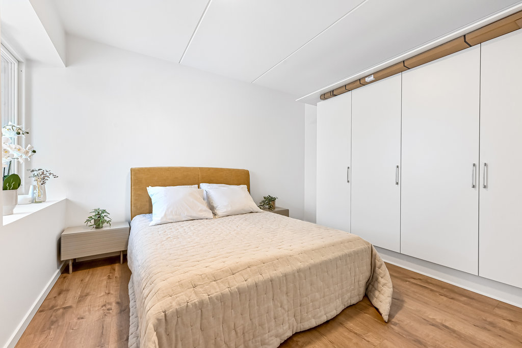 Fremhævet  billede i fuldskærmstilstand. Billede af Kløverparken 2, 1. F., Snejbjerg, 7400 Herning