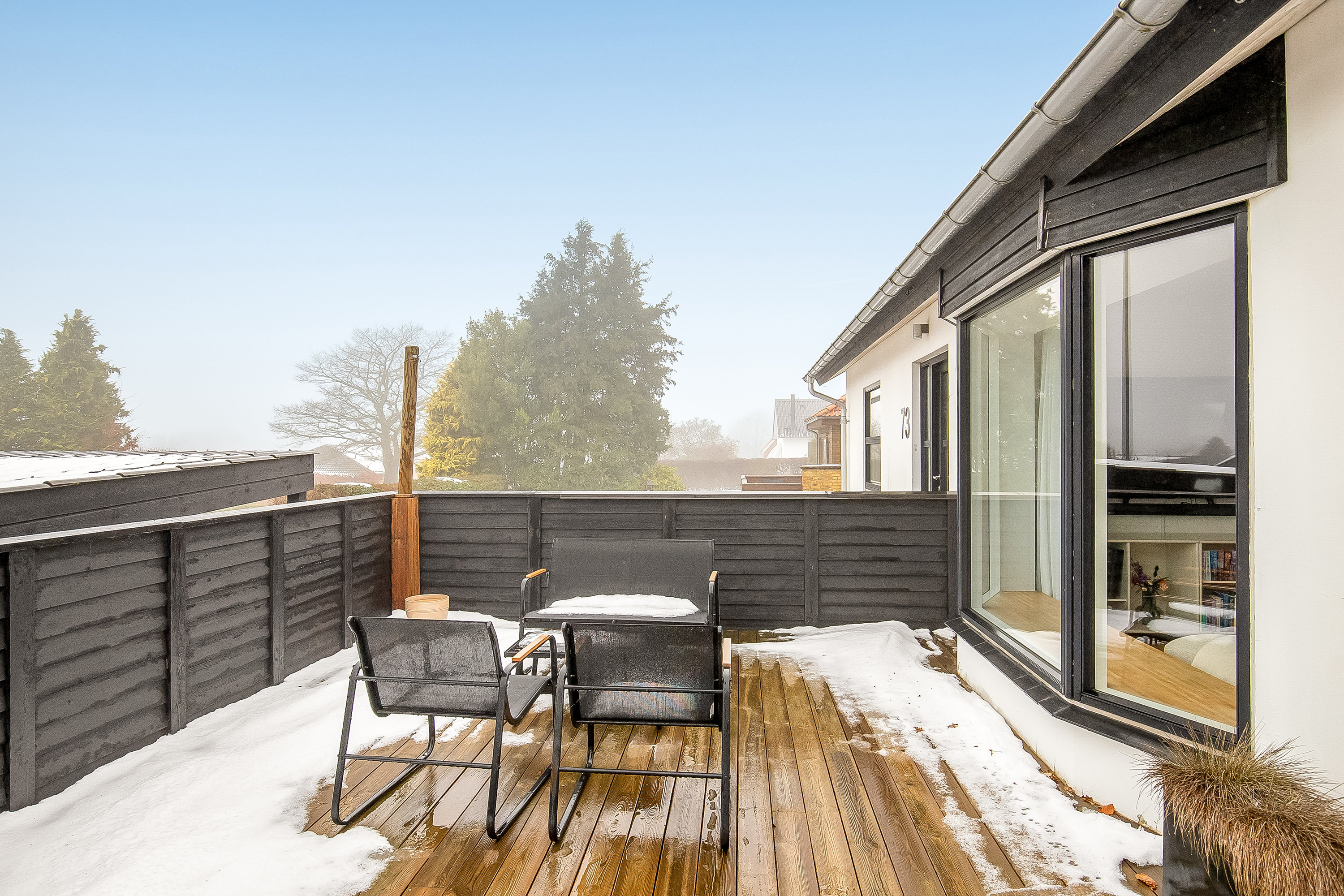 Fremhævet terrasse billede i fuldskærmstilstand. Billede af Vindingvej 73, Vinding, 7100 Vejle