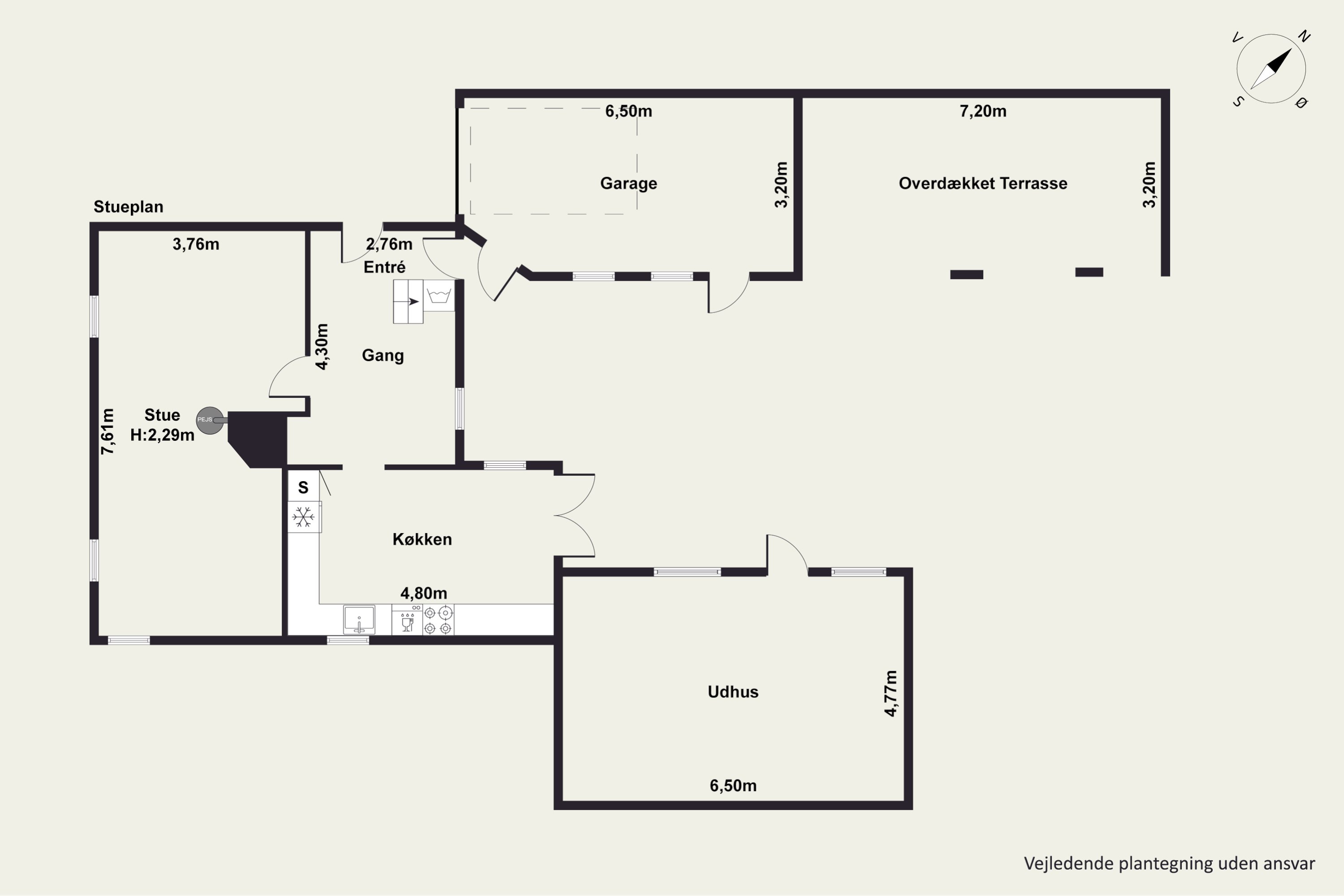 Plantegninger billede af Thistedvej 61, 9400 Nørresundby