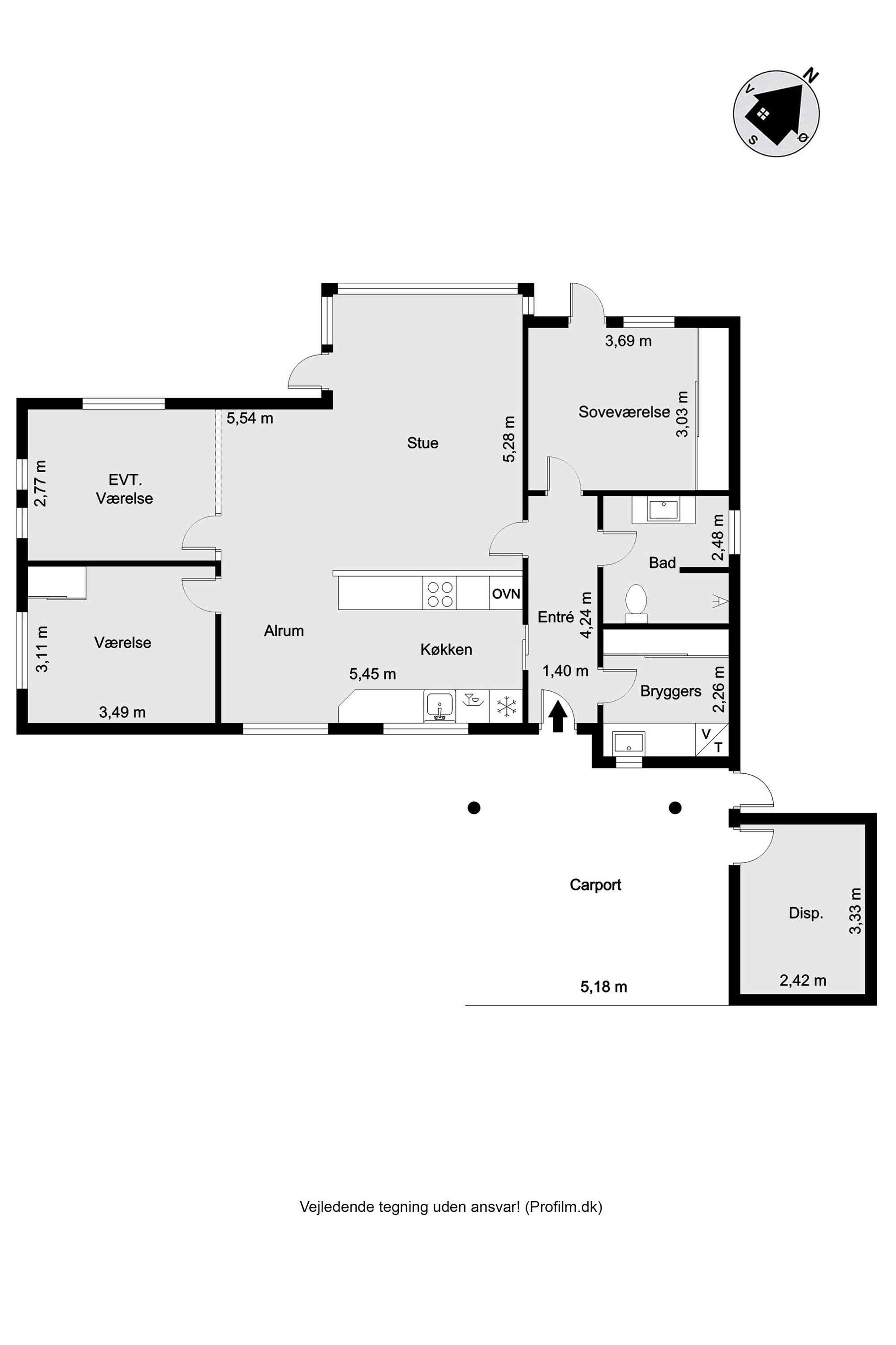 Plantegninger billede af Nr. Lindvej 31D, Lind, 7400 Herning