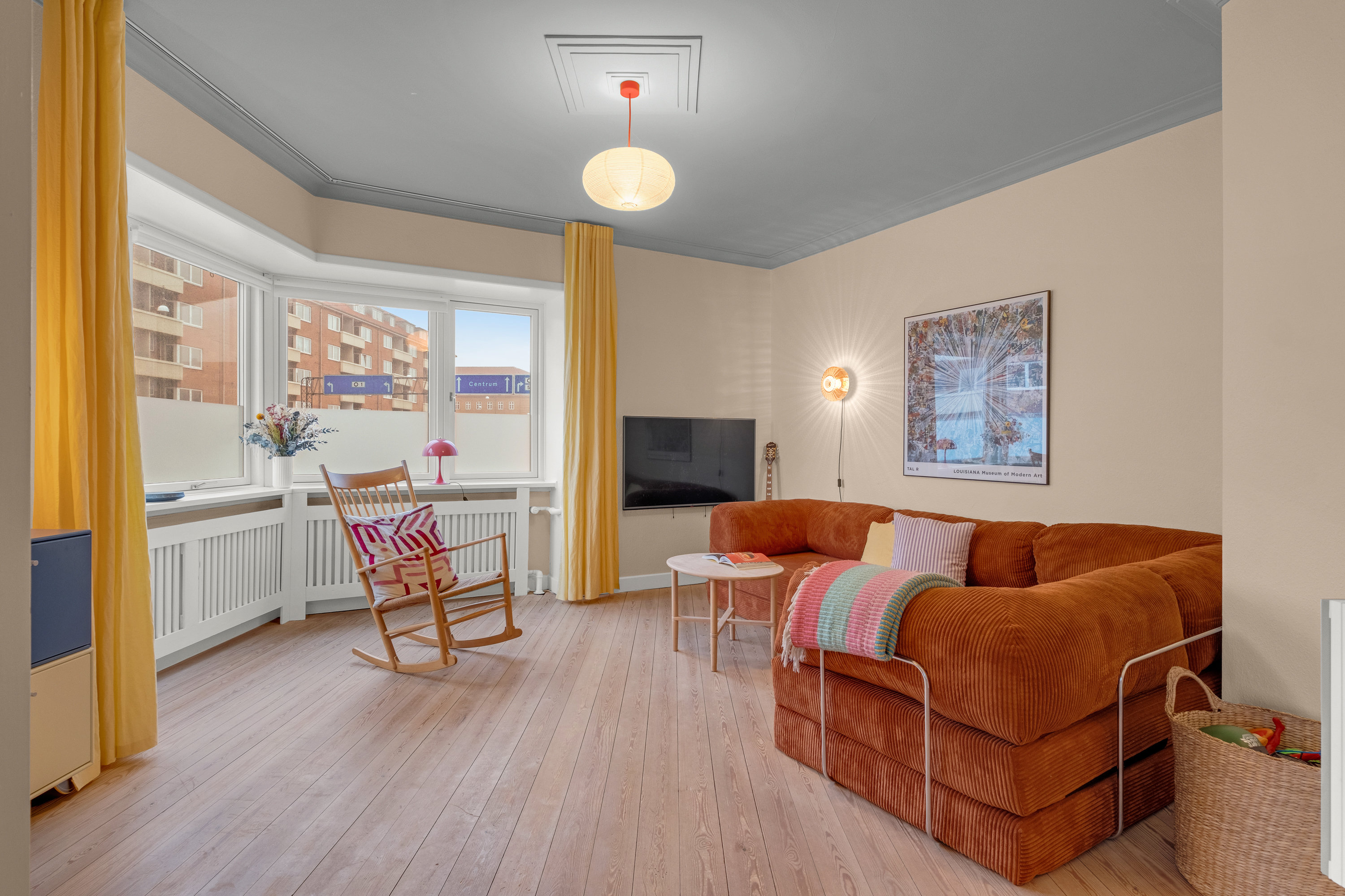 Fremhævet stue billede i fuldskærmstilstand. Billede af Harald Jensens Plads 21, st.. th., 8000 Aarhus C