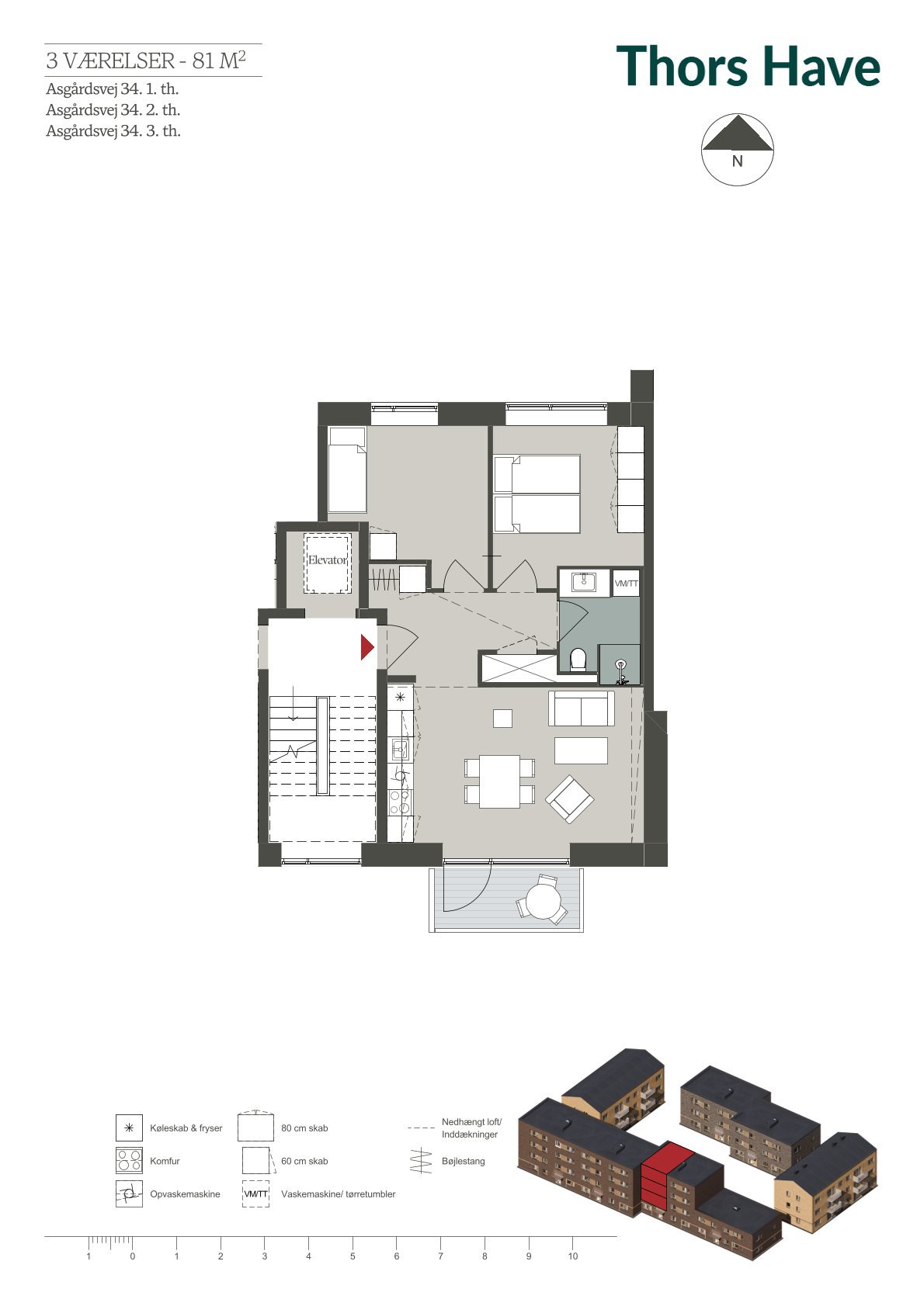 Fremhævet  billede i fuldskærmstilstand. Billede af Asgårdsvej 34, 1. th., Højstrup, 5200 Odense V