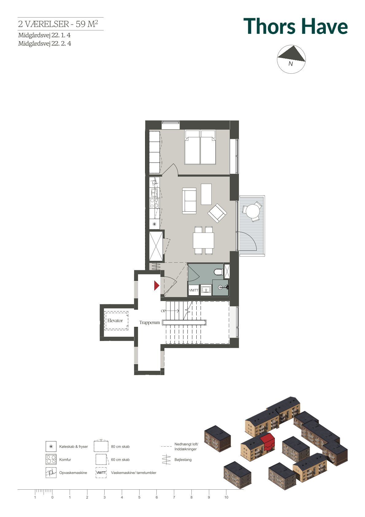 Fremhævet  billede i fuldskærmstilstand. Billede af Midgårdsvej 22, 1. 4., Bolbro, 5200 Odense V