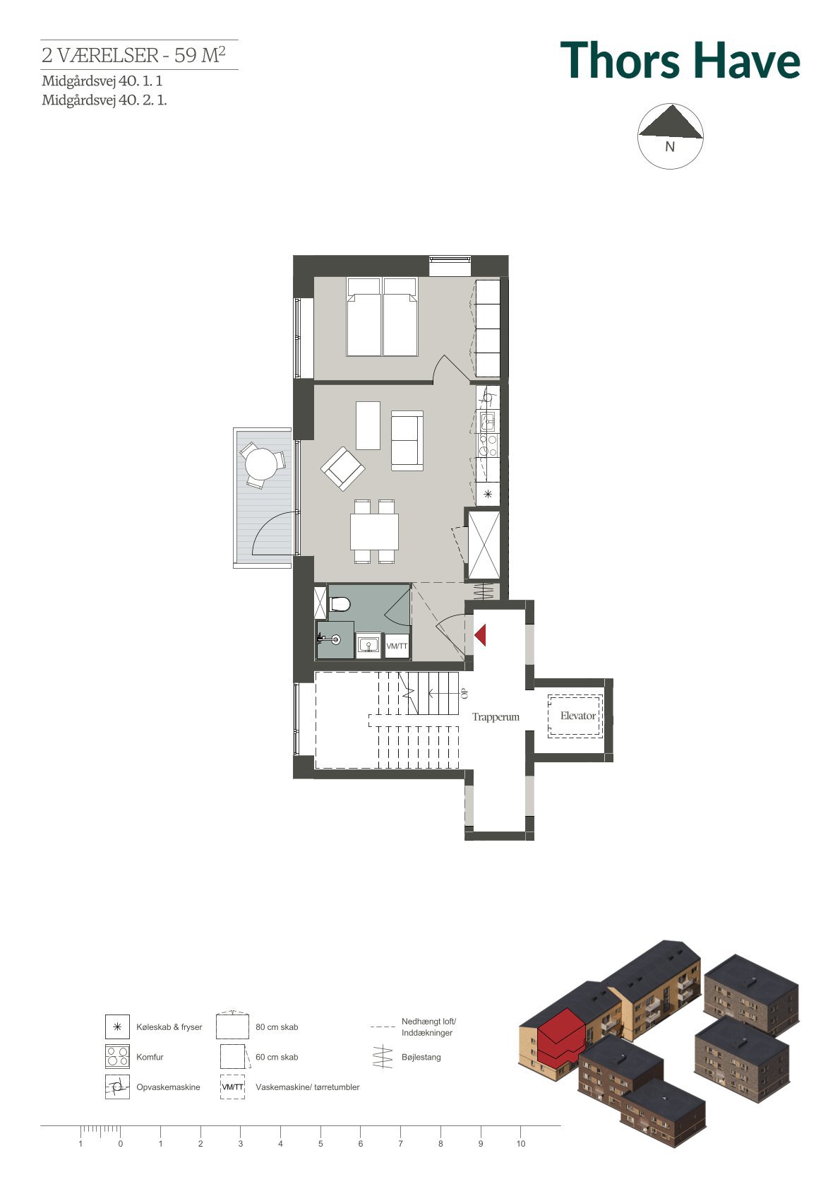Fremhævet  billede i fuldskærmstilstand. Billede af Midgårdsvej 40, 1. 1., Bolbro, 5200 Odense V