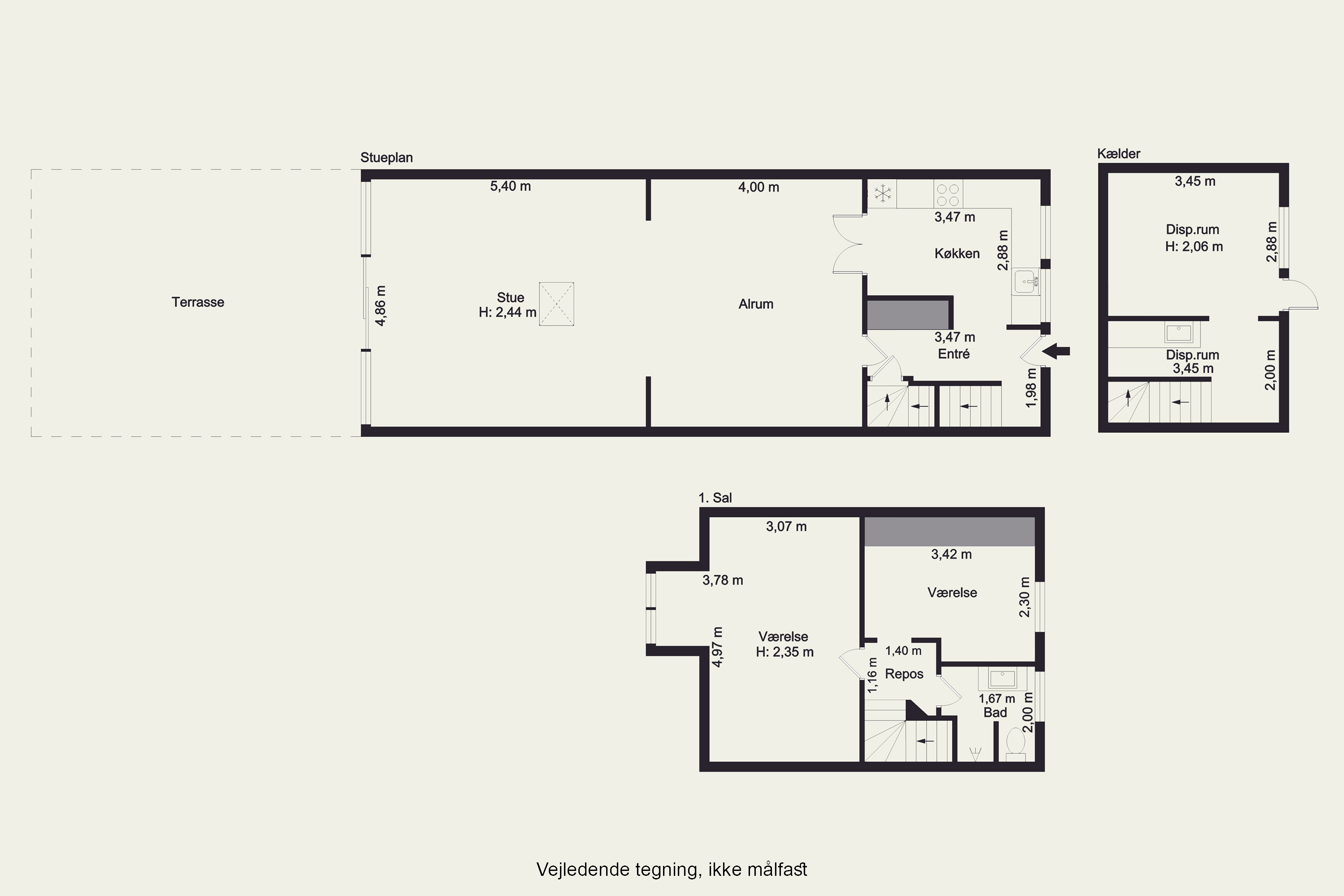 Plantegninger billede af Bygrænsen 15A, 2770 Kastrup