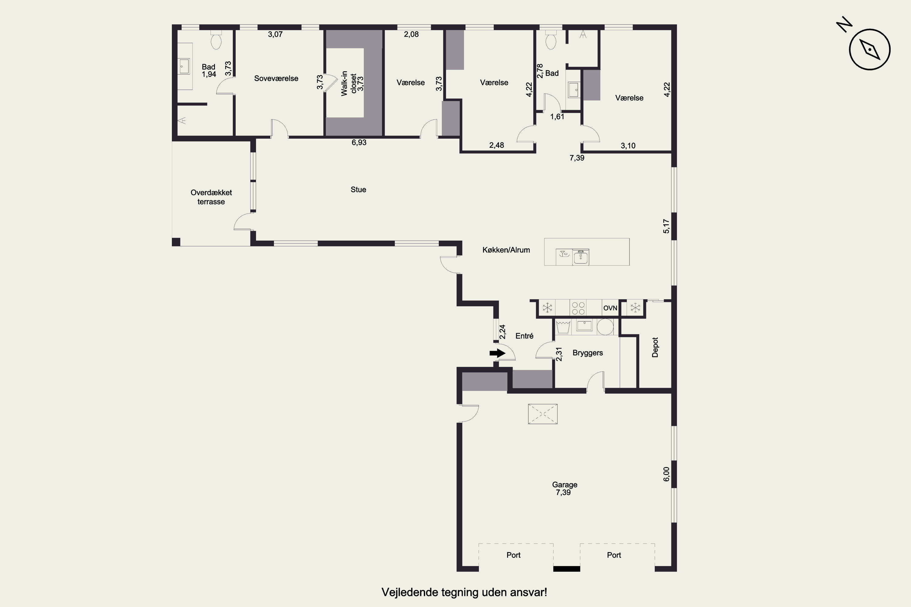Plantegninger billede af Fuglsang Allé 90, 7000 Fredericia
