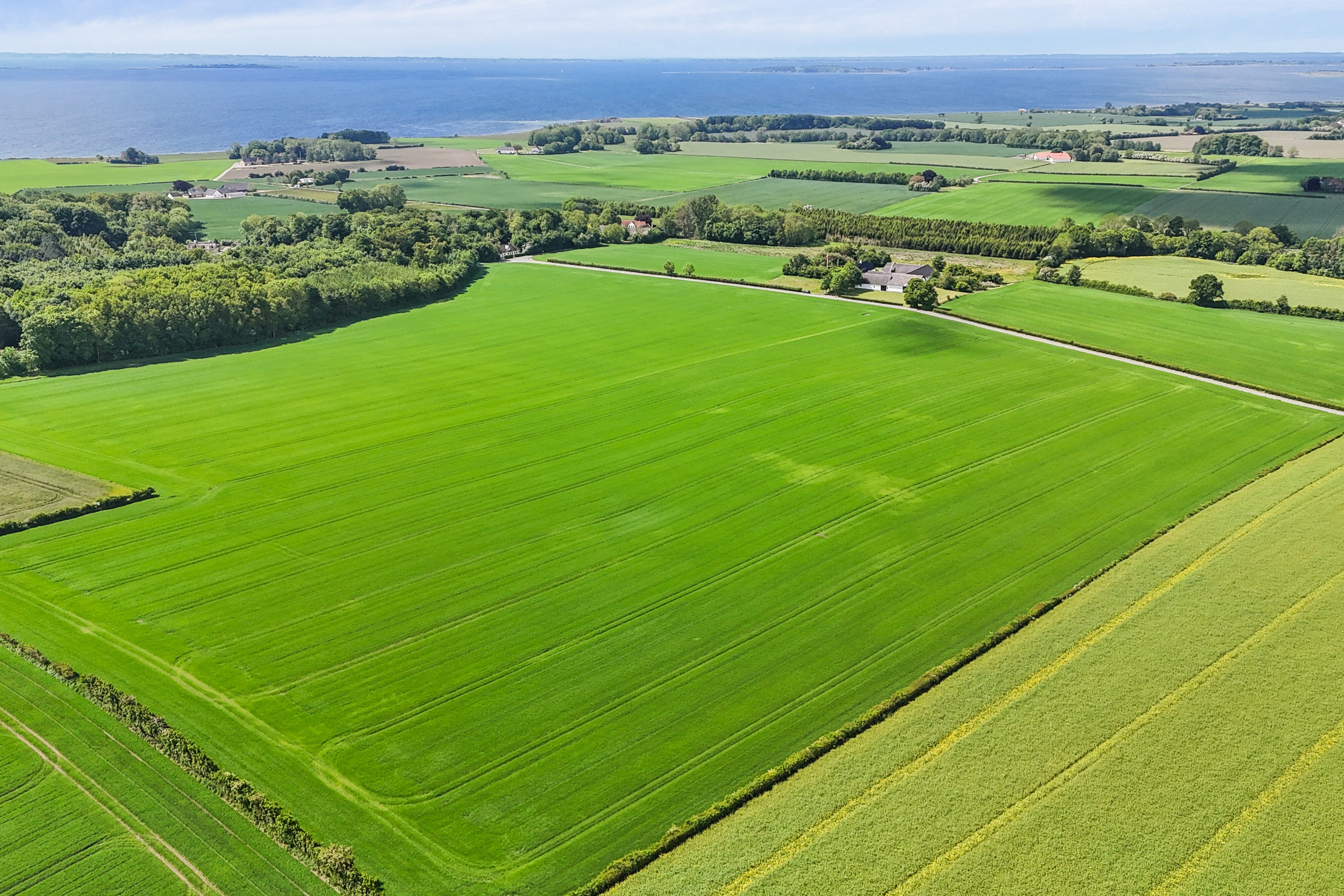 Fremhævet luftfoto billede i fuldskærmstilstand. Billede af Skerningegårdsvej 26, 5762 Vester Skerninge