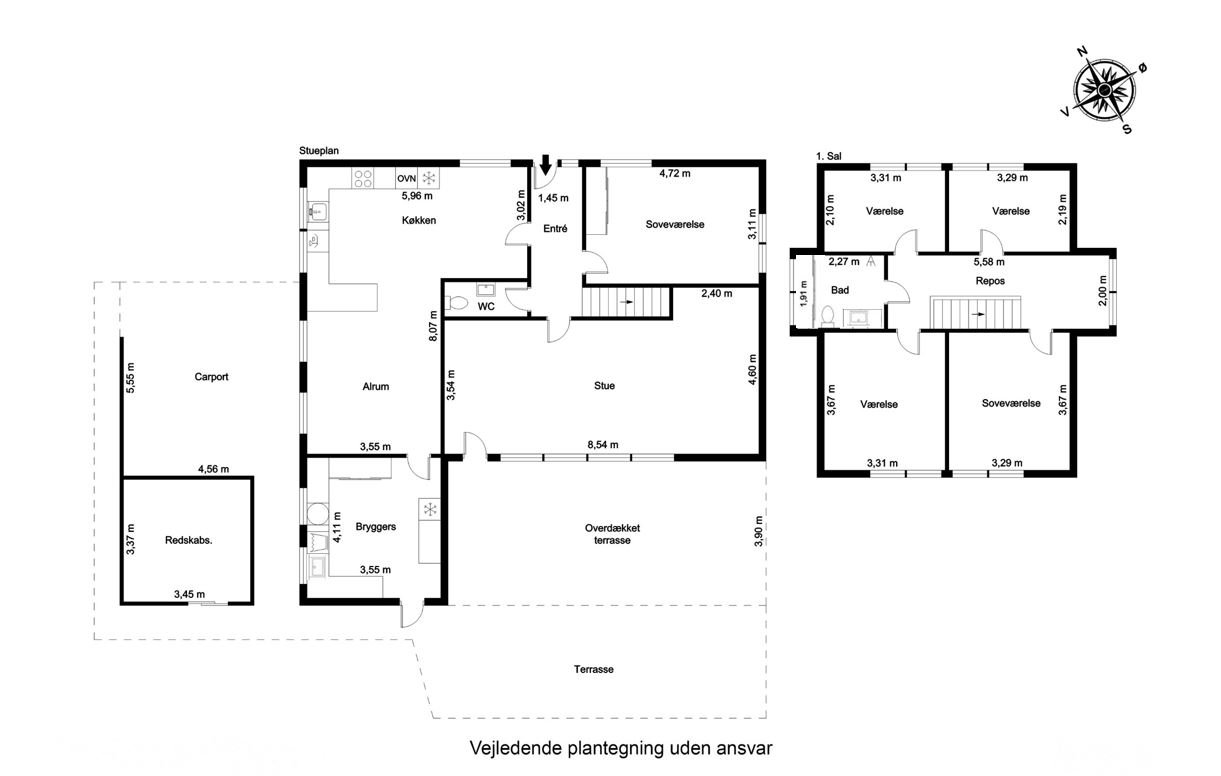 Plantegninger billede af Enebærvej 22, 5500 Middelfart