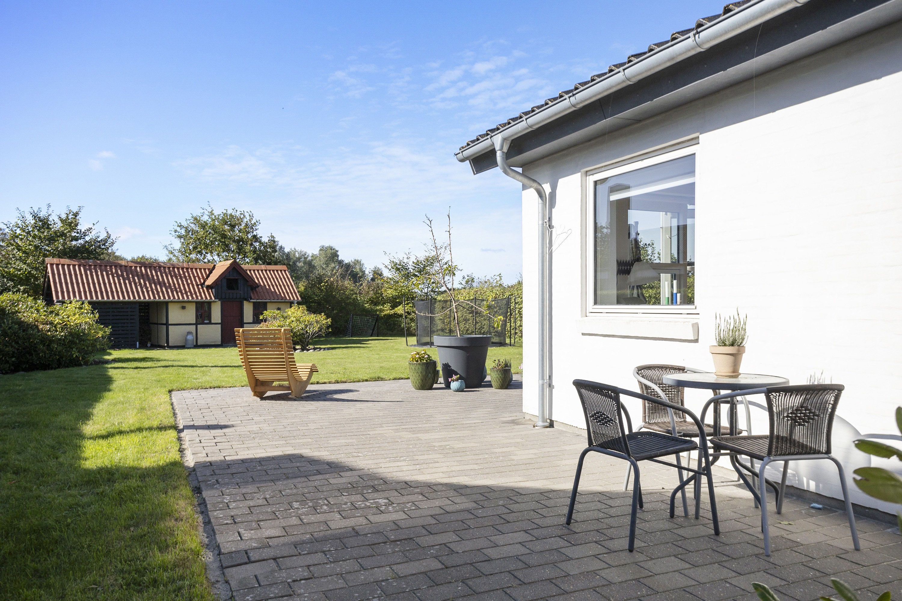 Fremhævet terrasse billede i fuldskærmstilstand. Billede af Engvej 9, 9800 Hjørring