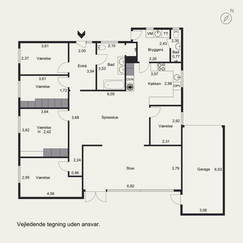 Plantegninger billede af Hyldegårdsvej 8, Seden, 5240 Odense NØ