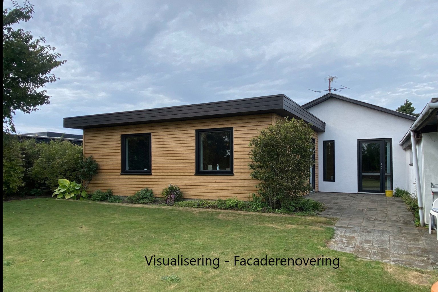 Fremhævet visualisering billede i fuldskærmstilstand. Billede af Kappelhøj 1, 6950 Ringkøbing