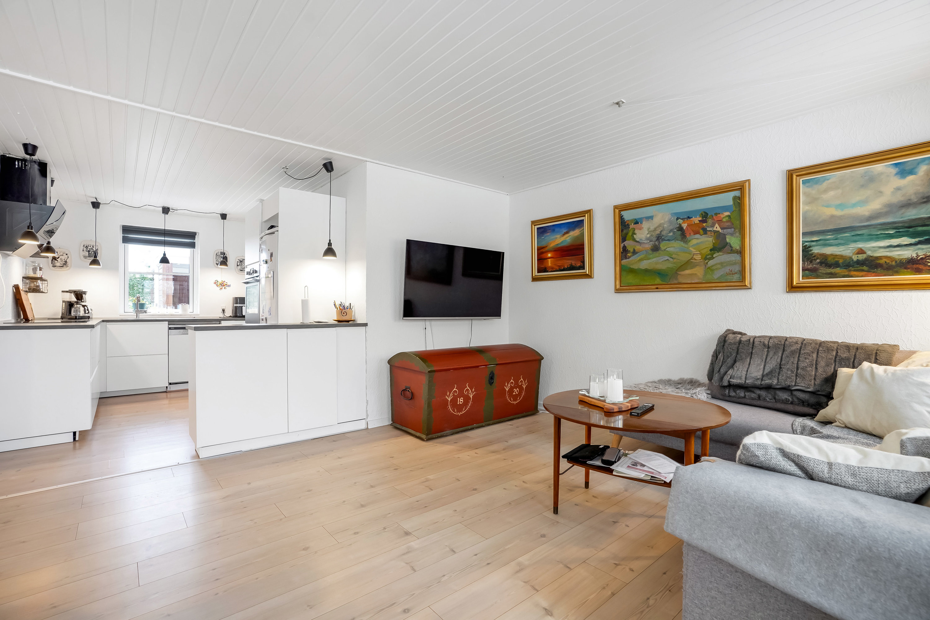 Miniaturebillede 1: stue. Billede af Teglbakken 31B, Tommerup St, 5690 Tommerup