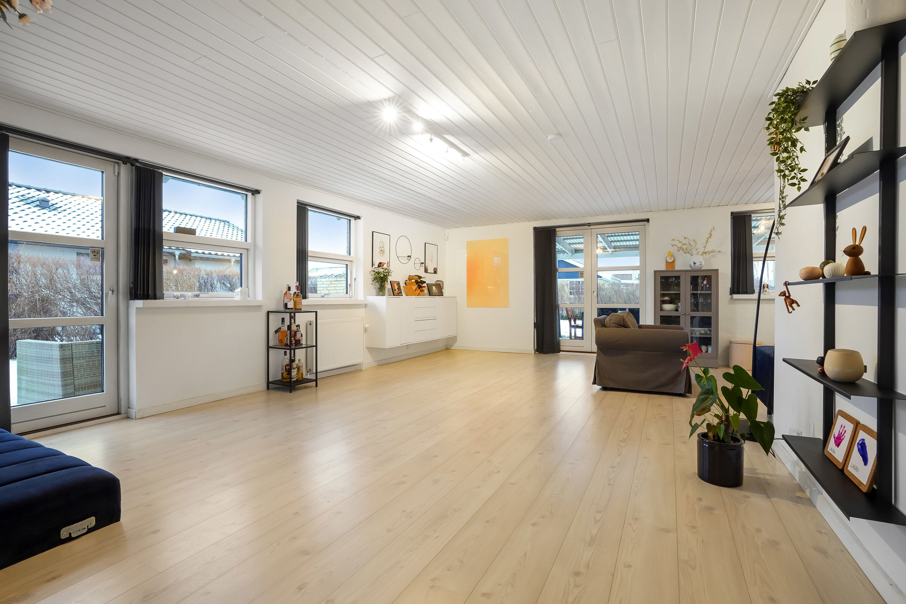 Fremhævet stue billede i fuldskærmstilstand. Billede af Daltoften 113, Agedrup, 5320 Agedrup