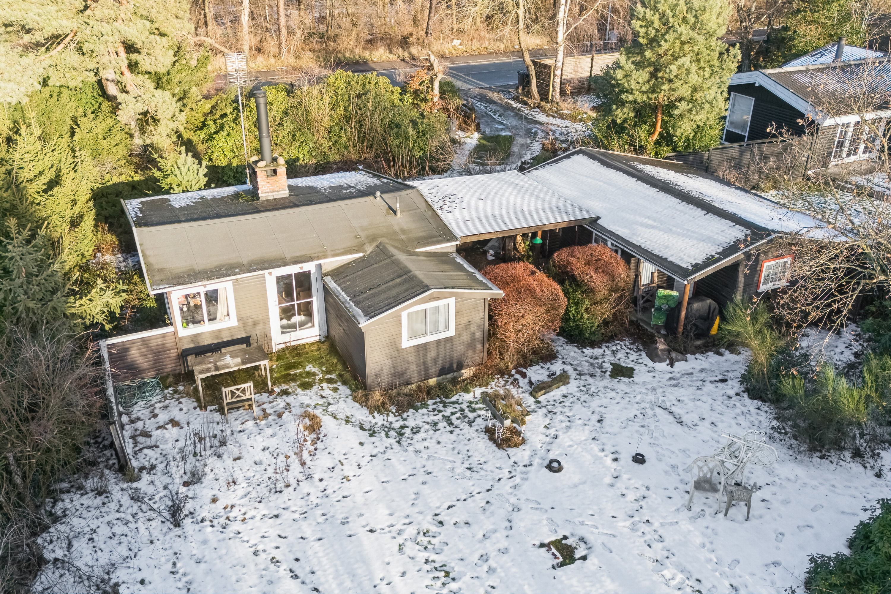 Fremhævet luftfoto billede i fuldskærmstilstand. Billede af Nordre Strandvej 479, 3100 Hornbæk