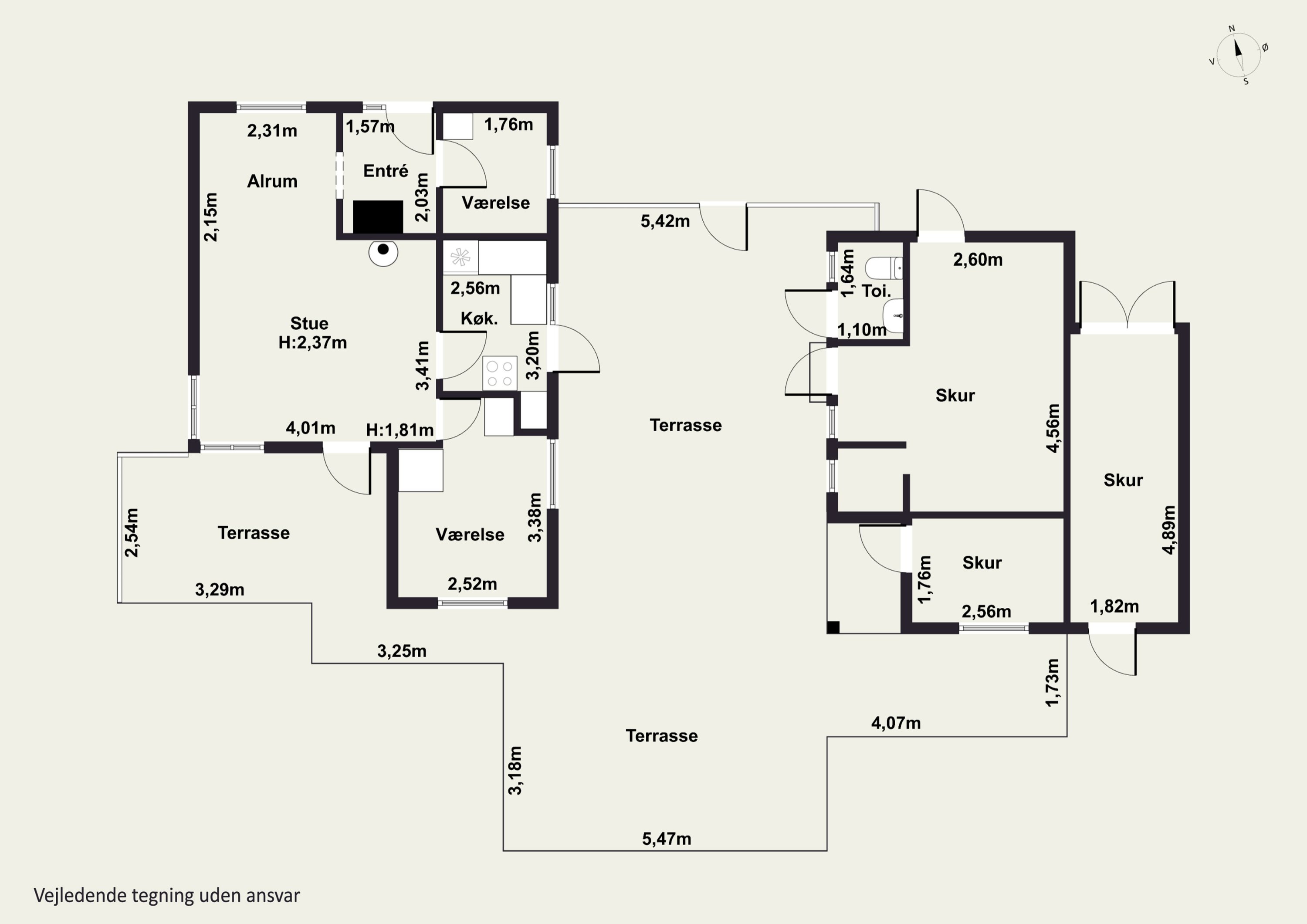 Plantegninger billede af Nordre Strandvej 479, 3100 Hornbæk