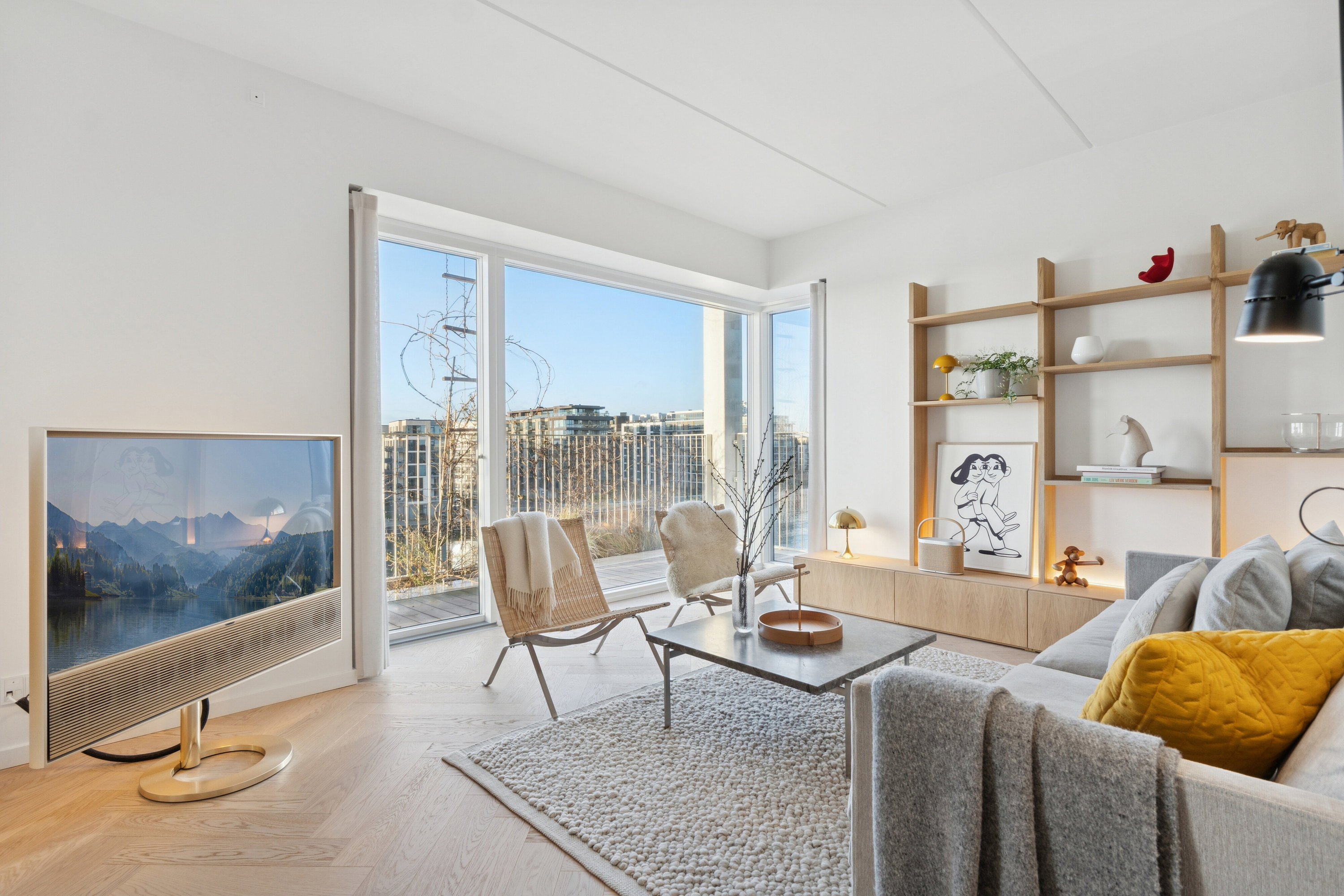 Fremhævet stue billede i fuldskærmstilstand. Billede af Islands Brygge 92, 5. 1., 2300 København S