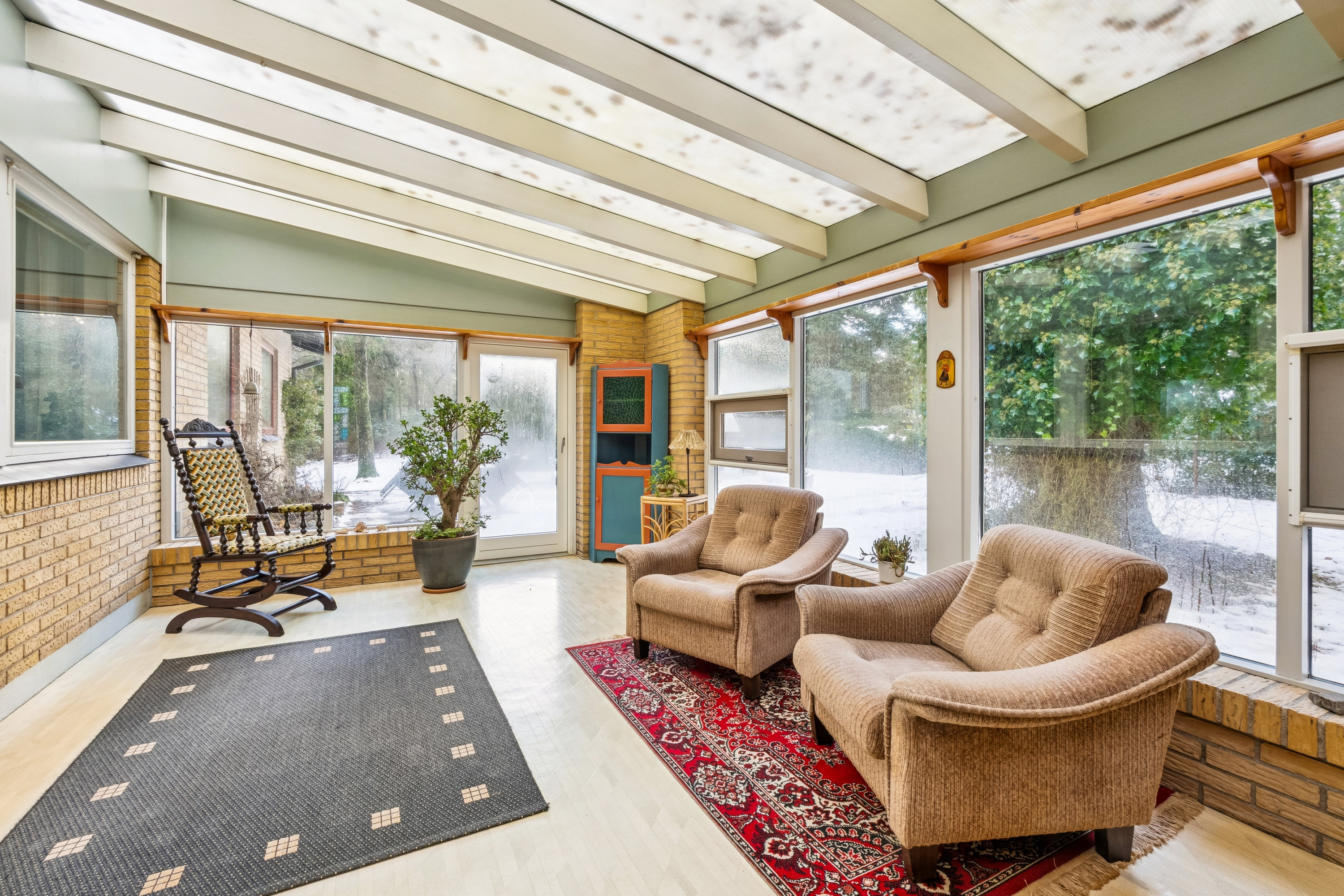 Fremhævet udestue billede i fuldskærmstilstand. Billede af Lyngby Rønnevej 3, Ejerslev, 7900 Nykøbing M